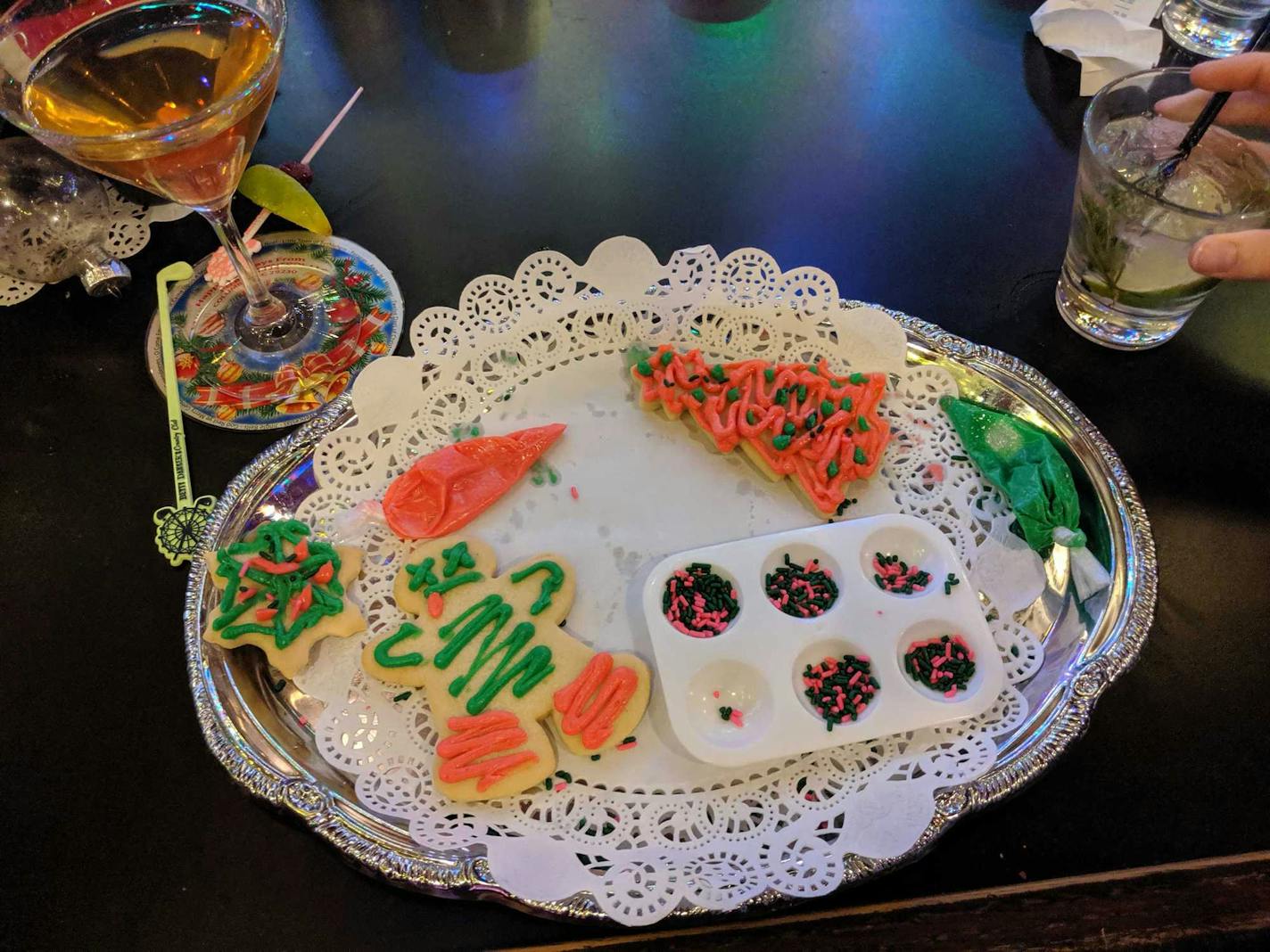 Decorate cookies for Santa (and then eat them) at Mary's Christmas Palace, a holiday-themed takeover of Betty Danger's Country Club in northeast Minneapolis.