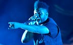 The Weeknd performs at Lollapalooza in Chicago on Aug 4, 2018.