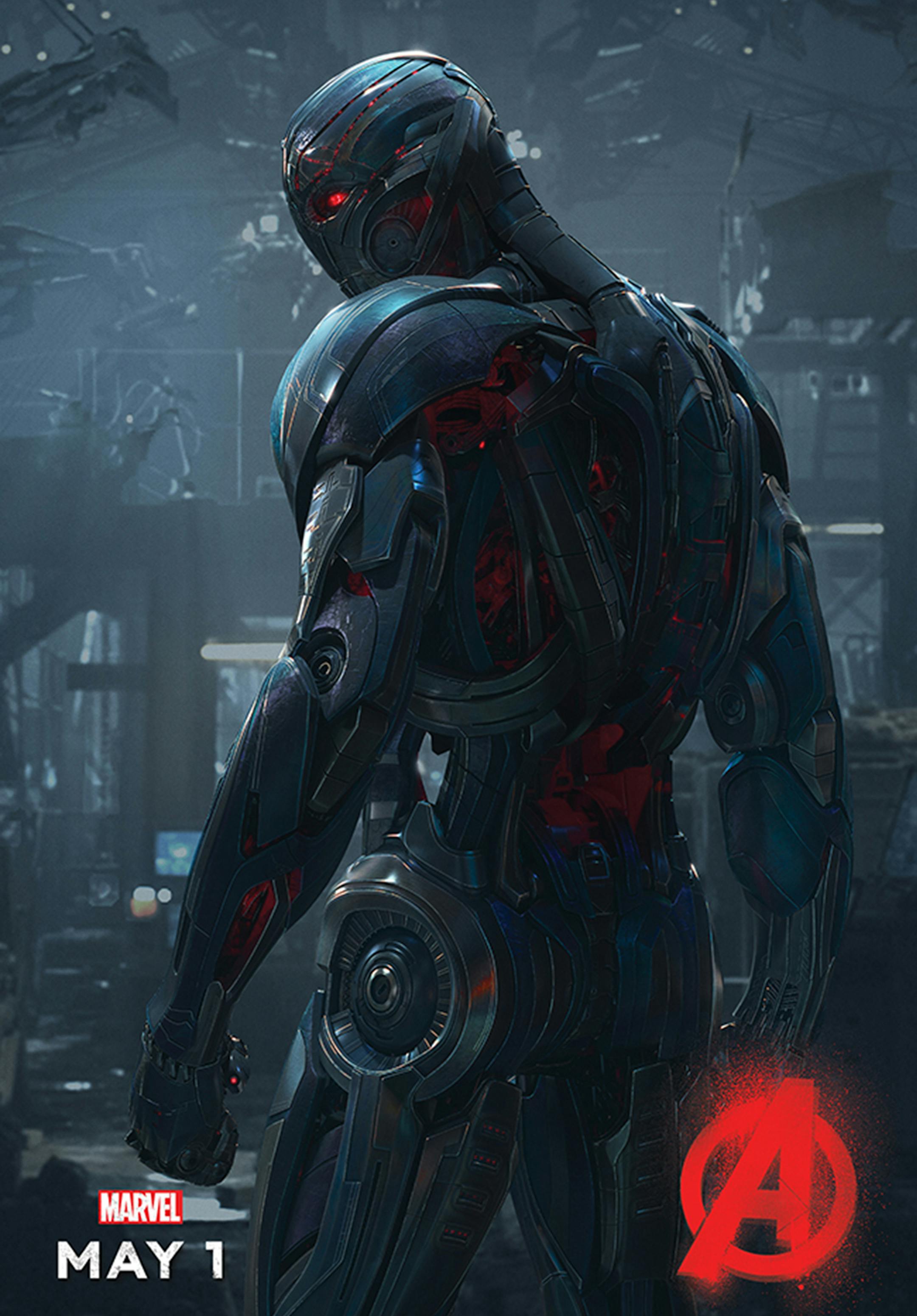 Ultron (James Spader), an artificial intelligence, really, really hates his "father," Tony Stark. (Photo courtesy Marvel/TNS) ORG XMIT: 1166646