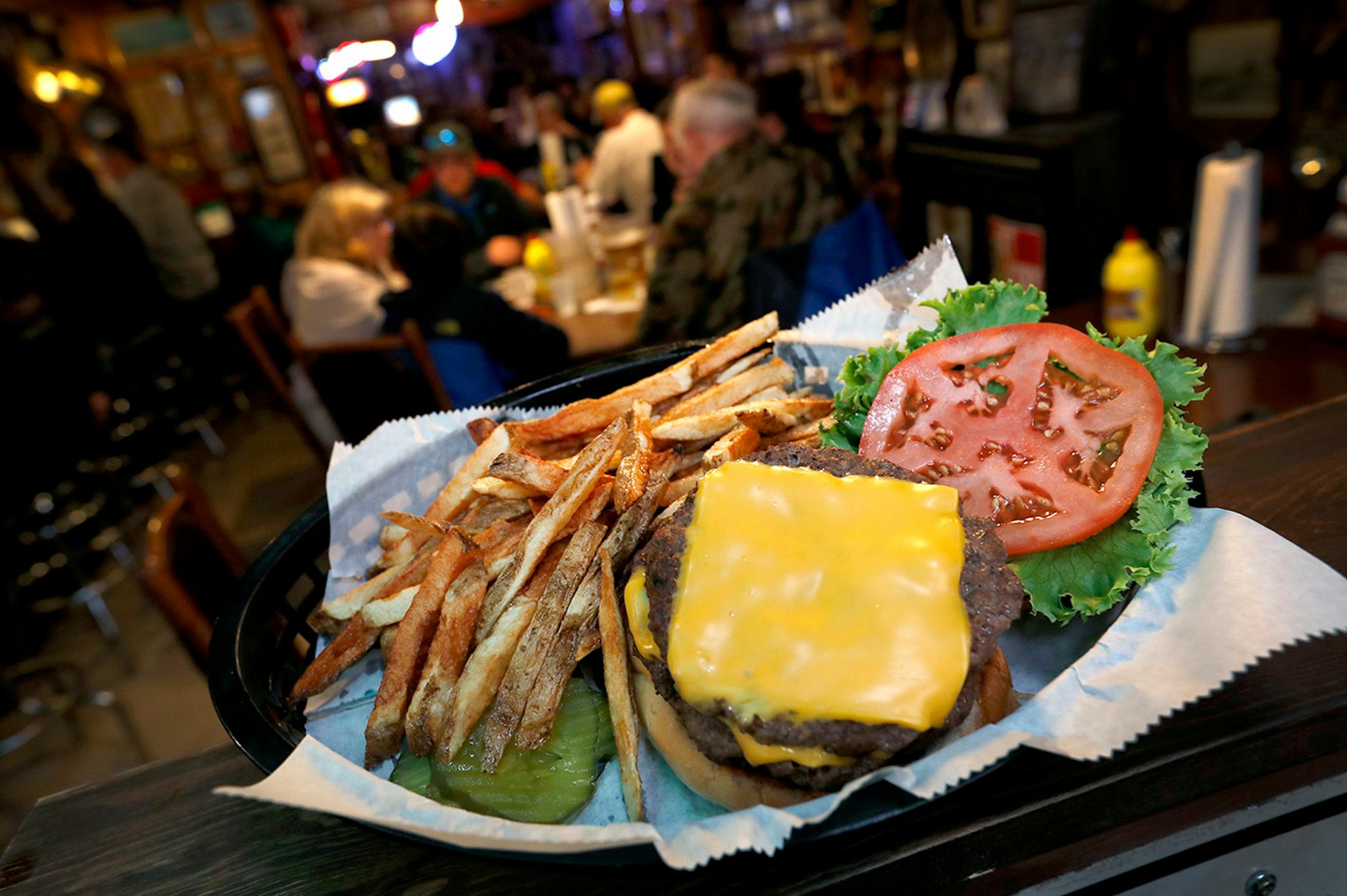 An Anchor Burger at the Anchor Bar in Superior, Wisconsin.
