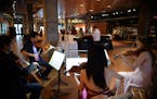 Prospect Strings, made up of students from the University of Minnesota School of Music, was the first group to play during the Goldstein Museum of Des
