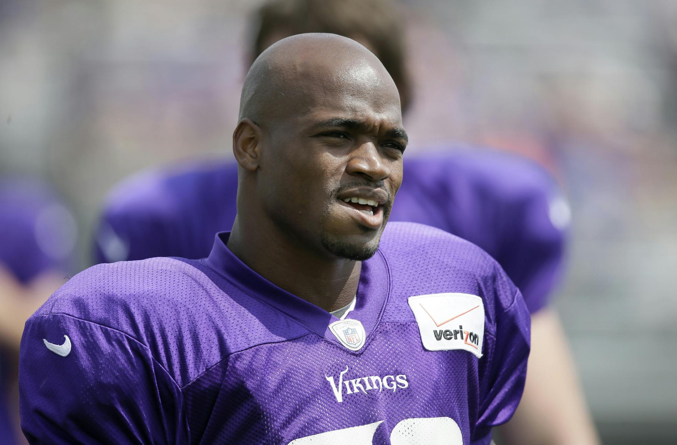 Vikings running back Adrian Peterson