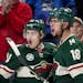 The Wild's Joel Eriksson Ek (left) and Jordan Greenway are both high draft picks looking to settle in as bona fide NHLers by playing a heavy style tha