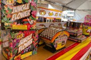 Sparklers, snakes and non-aerial fireworks were on sale in a temporary store at a shopping center in Richfield last week. Minnesota is one of a handfu