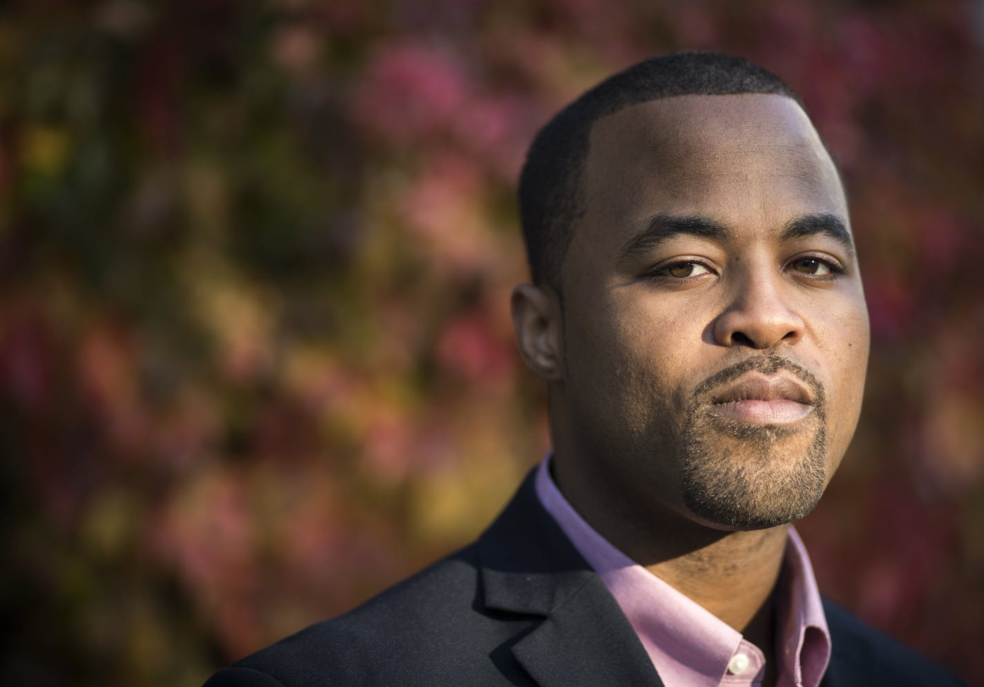 Rashad Turner photographed in St. Paul. ] (Leila Navidi/Star Tribune) leila.navidi@startribune.com BACKGROUND INFORMATION: Rashad Turner photographed in St. Paul on Wednesday, October 19, 2106. Rashad Turner, who recently stepped down as a leader of Black Lives Matter St. Paul, talks about what he hopes to accomplish as head of community engagement for Minnesota Comeback, the Minneapolis-based group taking aim at the achievement gap. When he quit Black Lives Matter in September, he cited concern