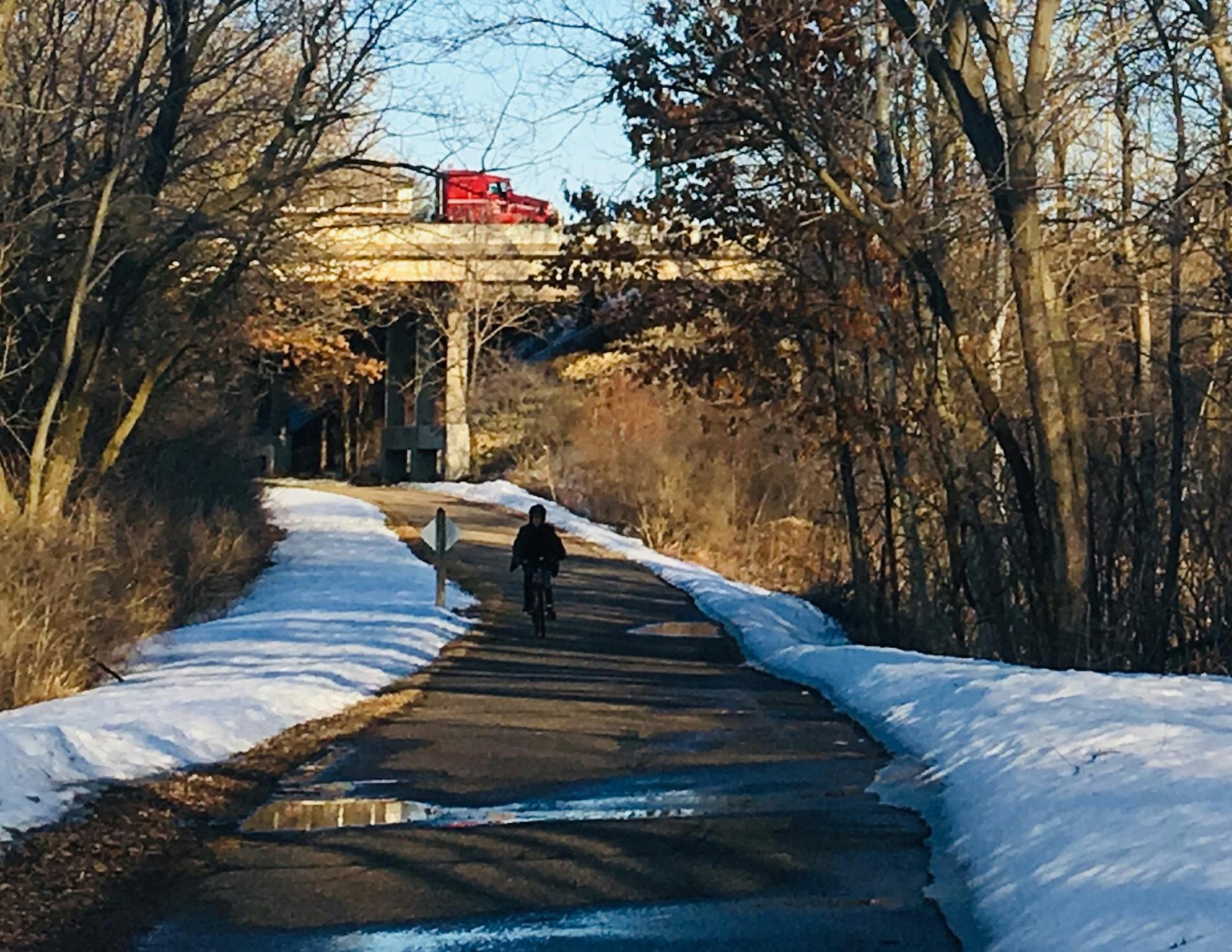 Along the path of the Gateway State Trail, one of Minnesota's busiest.