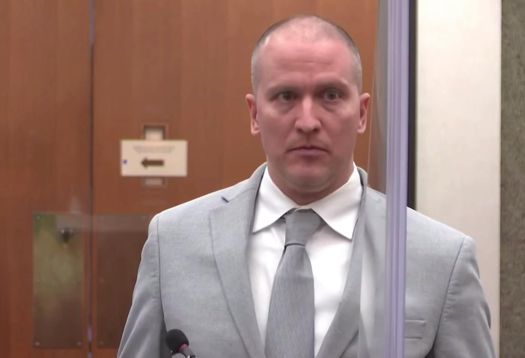 Former Minneapolis police officer Derek Chauvin spoke briefly at his sentencing today.