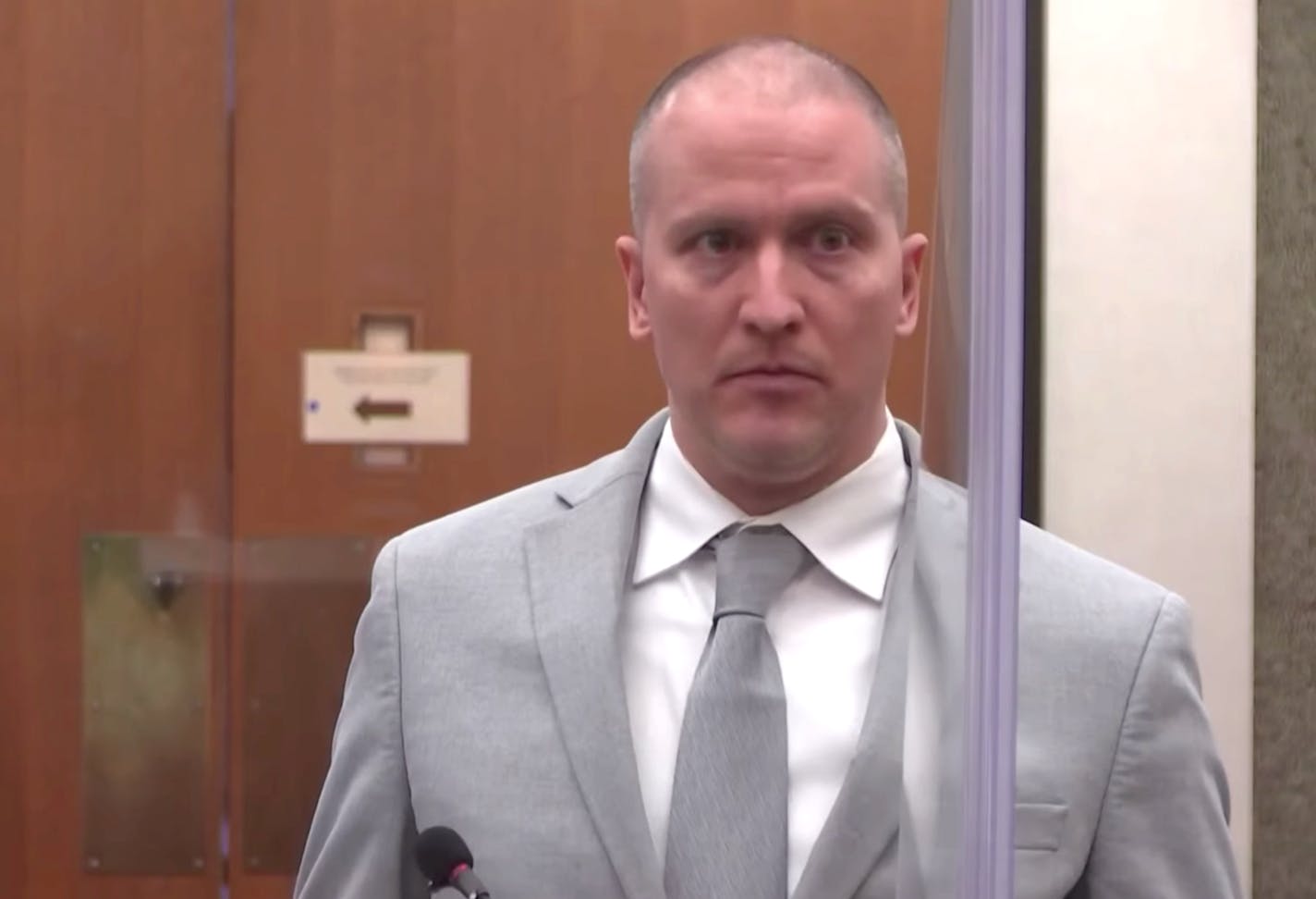 Former Minneapolis police officer Derek Chauvin spoke briefly at his sentencing today.