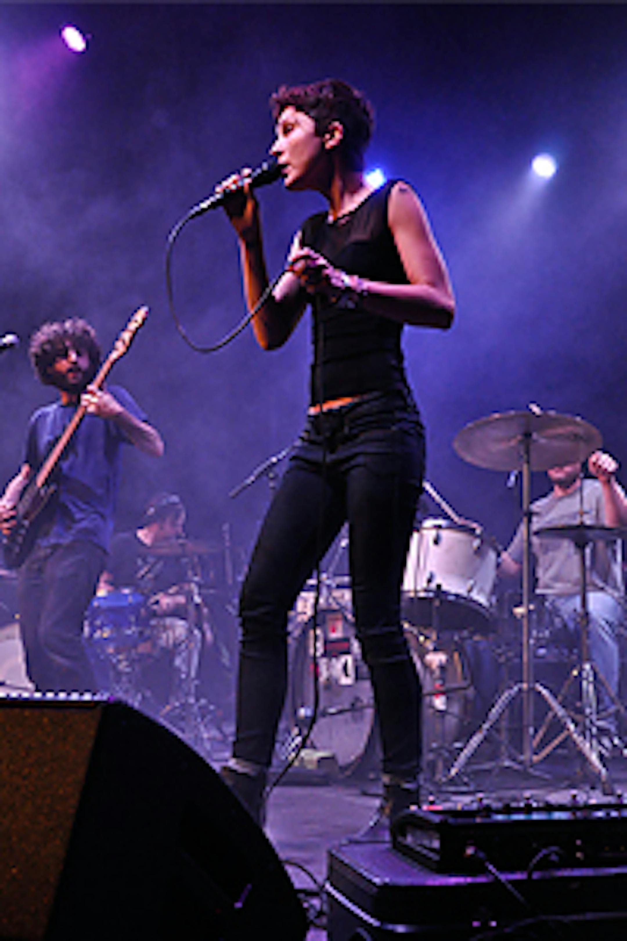 Channy Casselle and Polica played a Philadelphia club last month