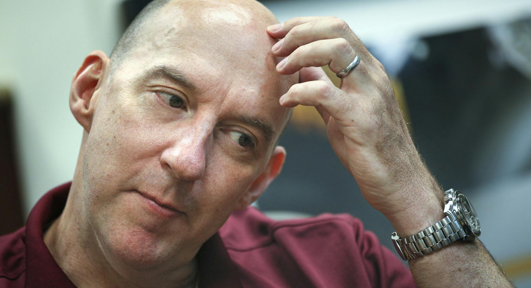 Profile of Hugh McCutcheon, the Gophers volleyball coach who has turned that program in a powerhouse. BRIAN PETERSON &#xef; brian.peterson@startribune.com
Minneapolis, MN 08/01/2018