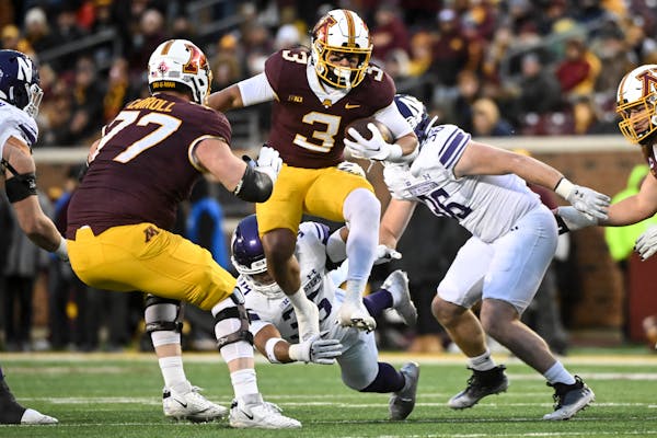 Trey Potts rushed for 1,195 yards and 11 touchdowns in his time with the Gophers.