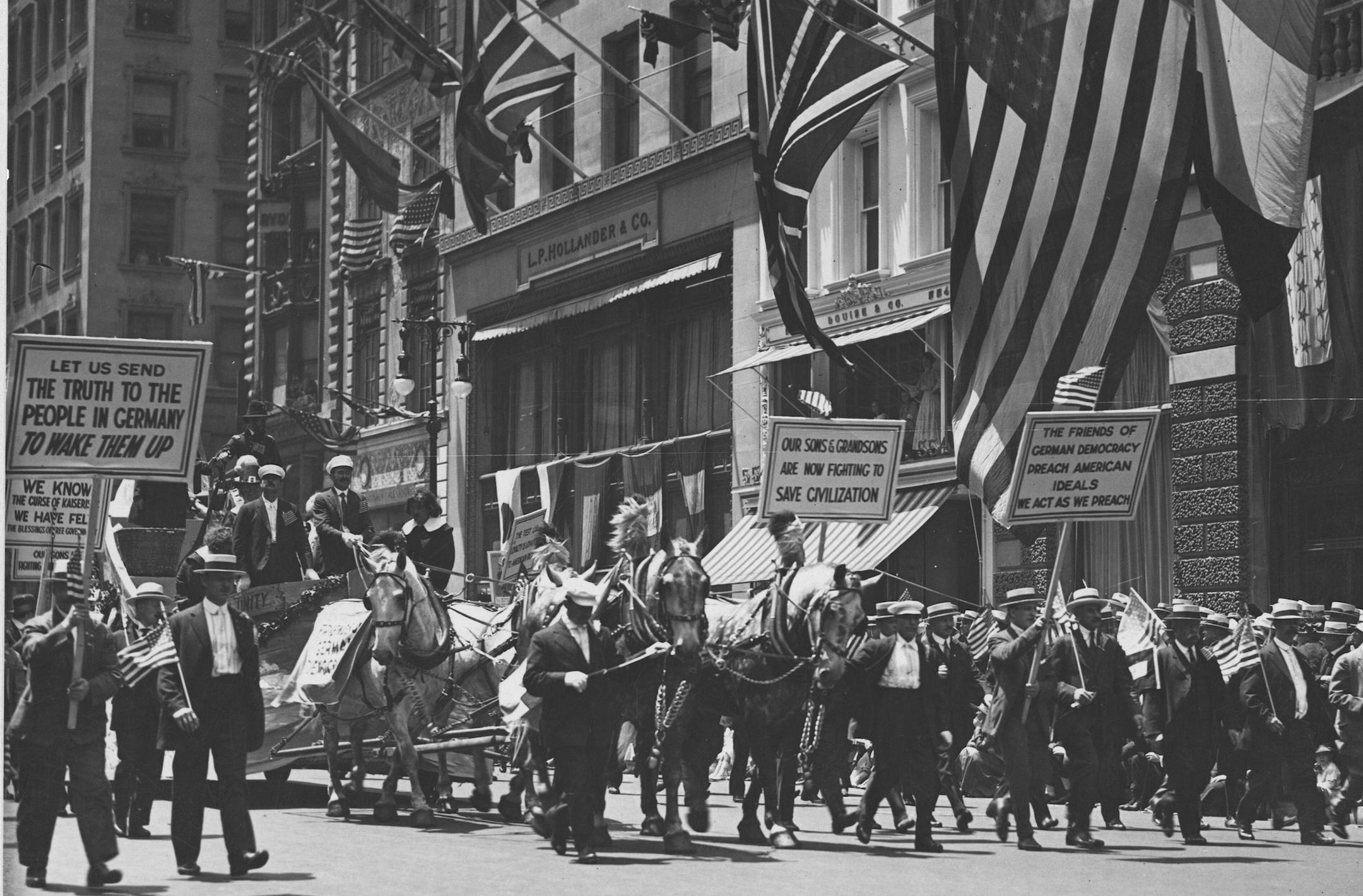 Independence Day in 1918, from "The Great War."