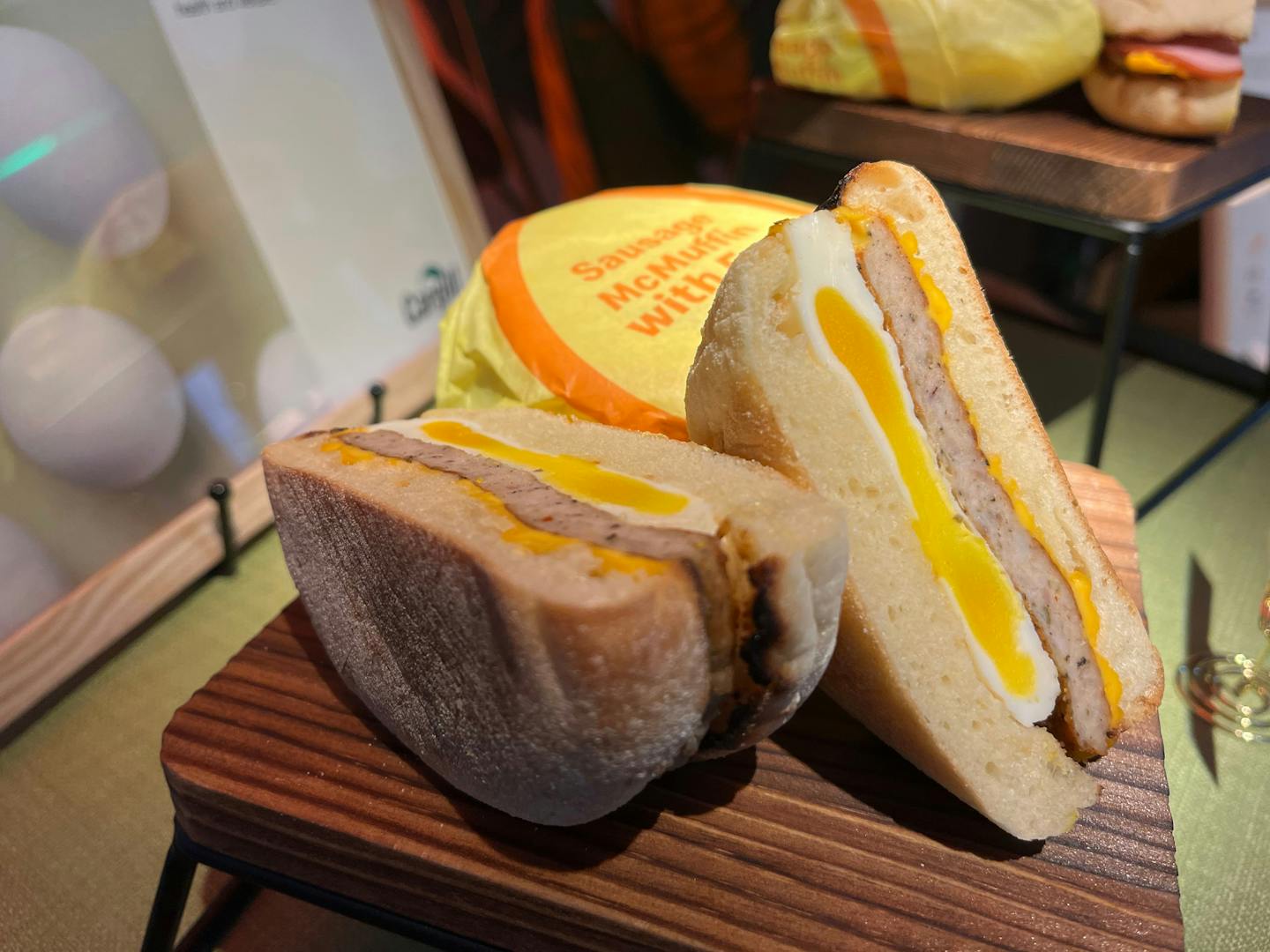 Egg McMuffins in the U.S. now use cage-free eggs after McDonald's and supplier Cargill beat a goal to be 100% cage-free at U.S. McDonald's locations b