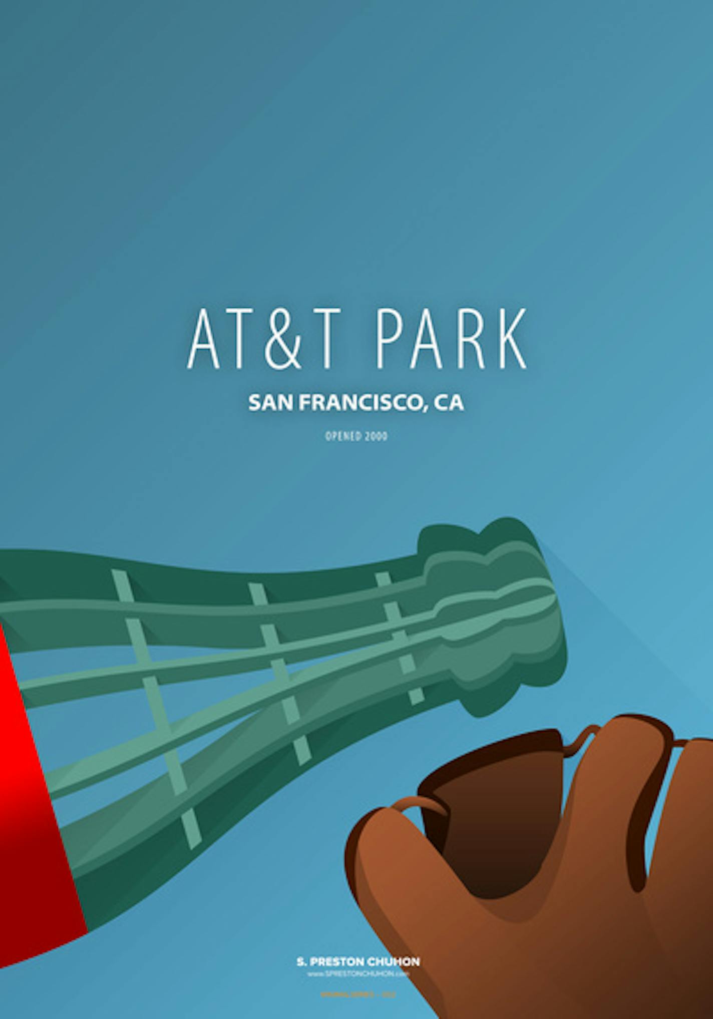 S. Preston's depiction of AT&T Park