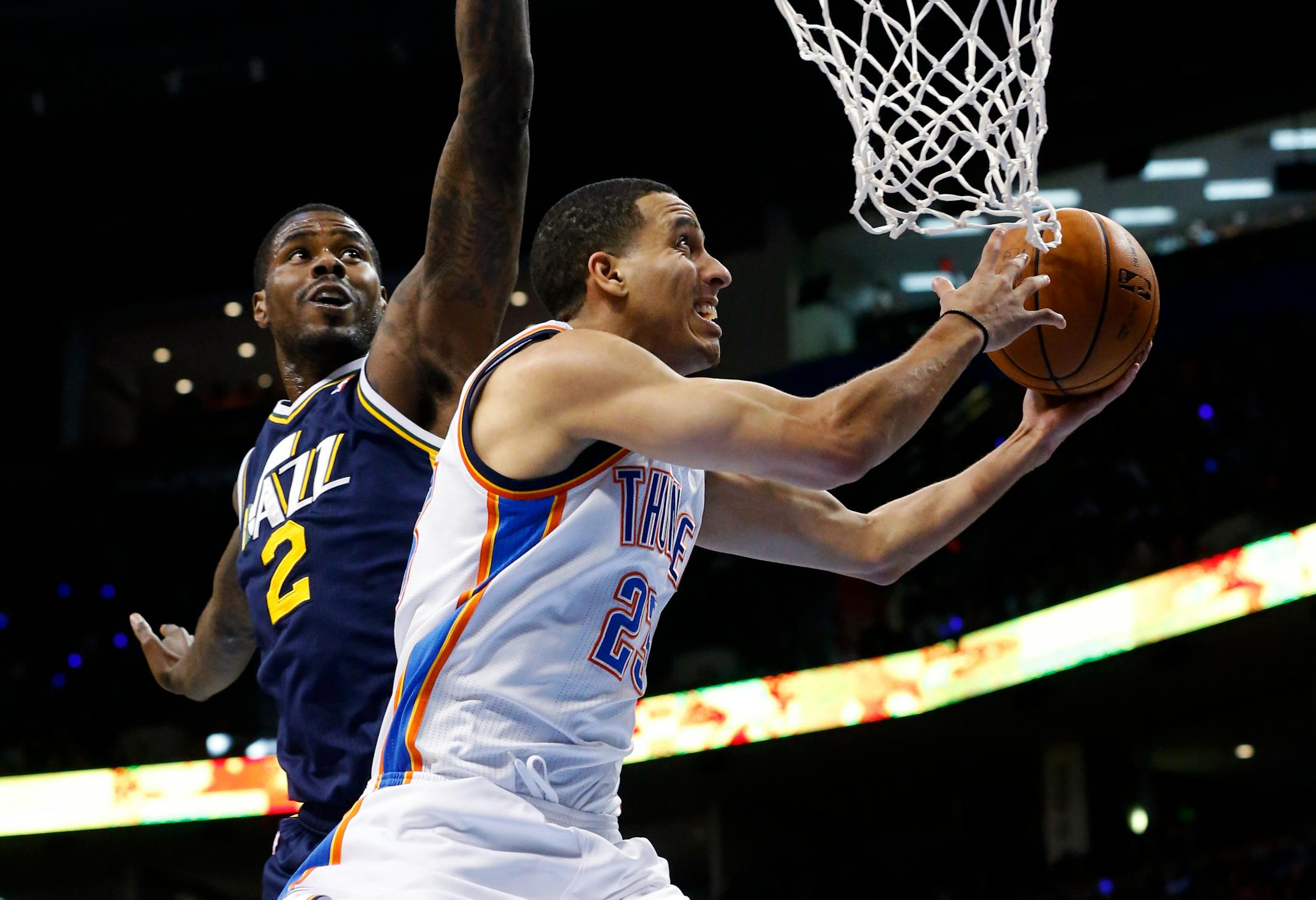 Guard Kevin Martin, playing with Oklahoma City last season, will be a Timberwolf this year.