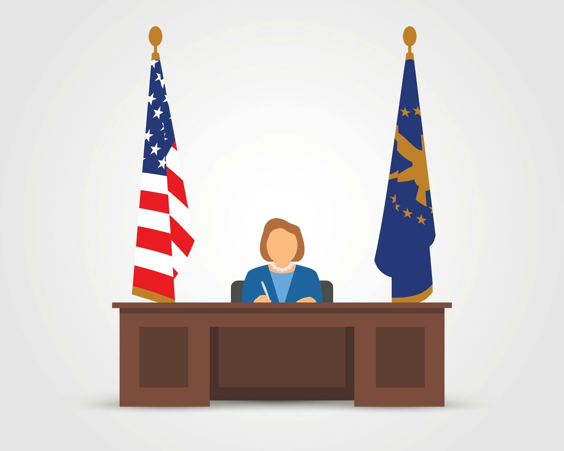 Mrs president in Oval Office in the White House