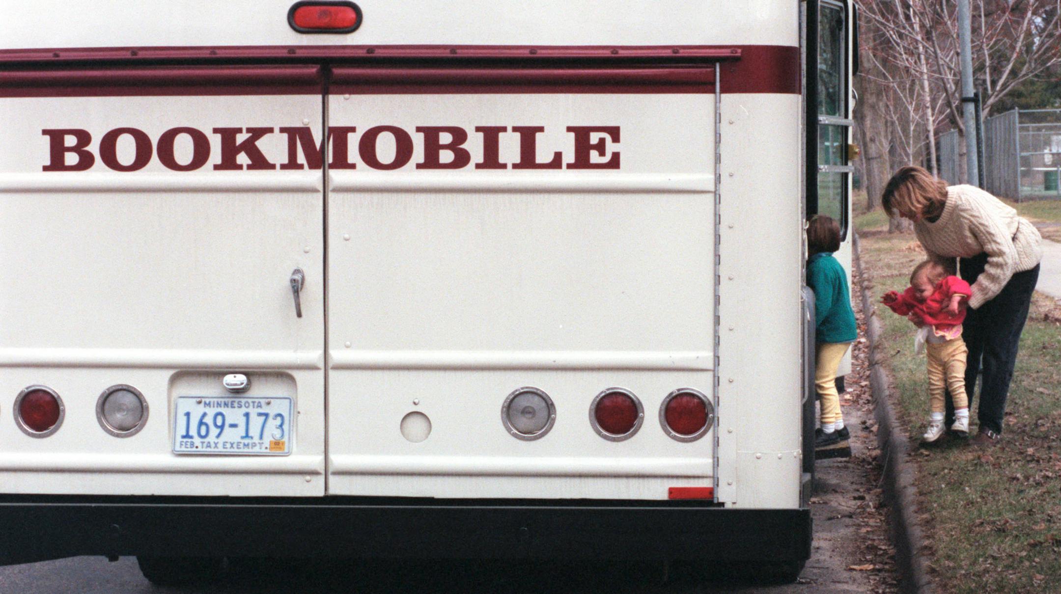 Bookmobiles in Hennepin County — like this from the Minneapolis Public Library System in 2001 — may be a thing of the past because of budget cuts.