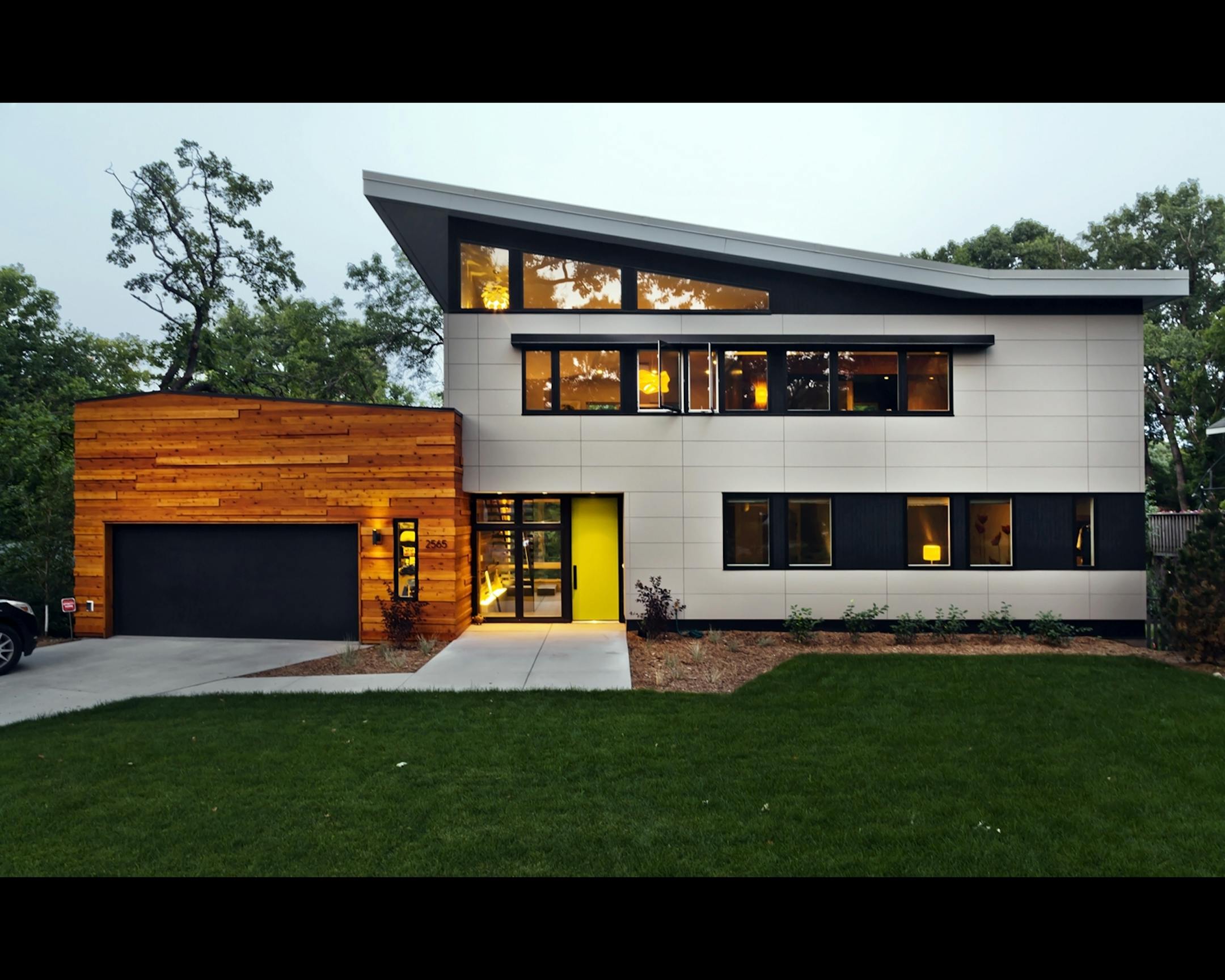 Home of the Month: RoehrSchmitt Architecture translated the best features of a family's downtown loft into a new modern home . Credit Gilbertson Photography