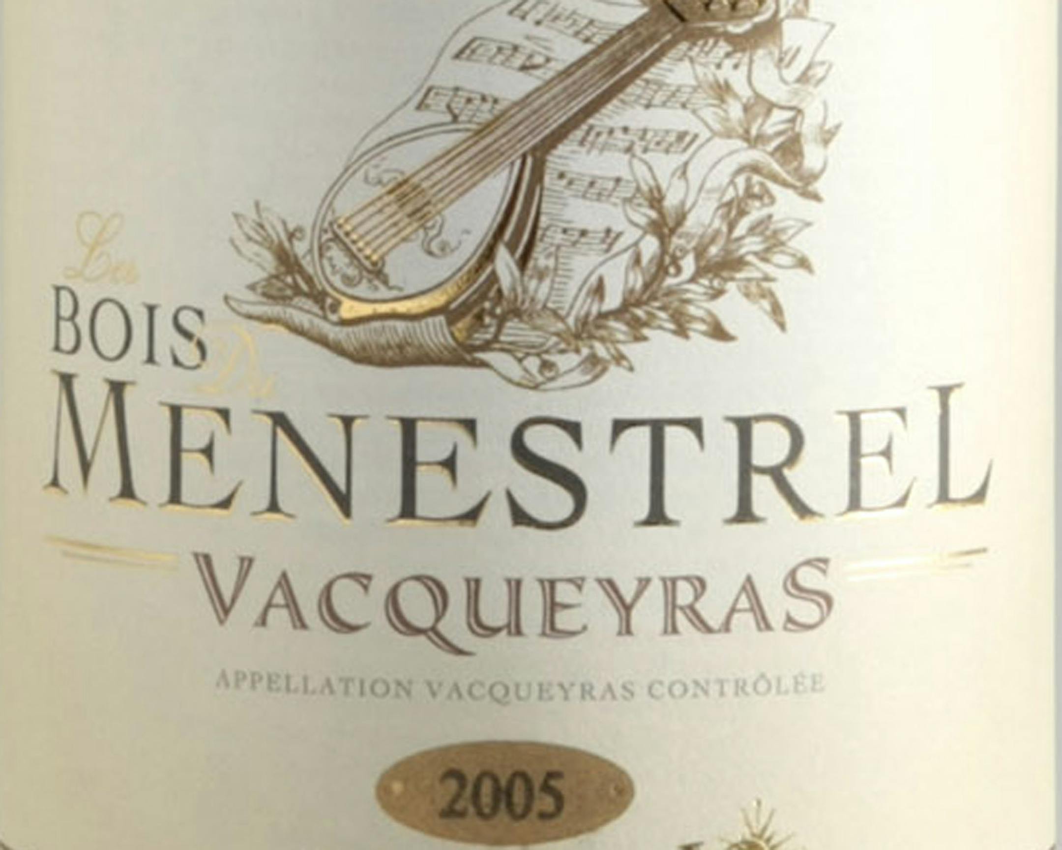 accompanies bill ward weekly taste section wine column,- ' wine0317'- Les Bois Menestrel -Vacqueyras / grenache/syrah/mourvedre