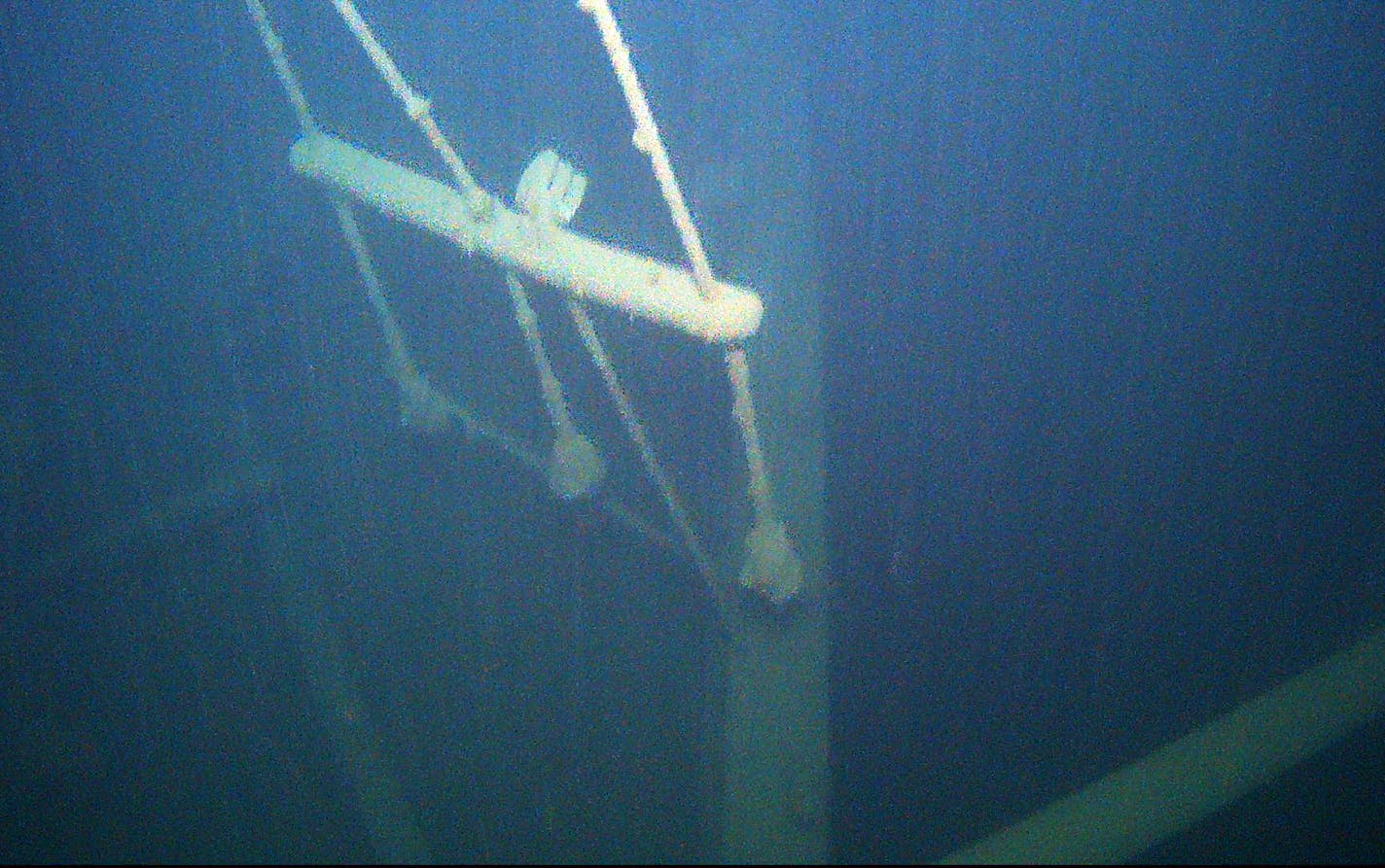 The Antelope, an 1800s schooner barge, rests about 300 below the surface of Lake Superior near the Apostle Islands. A trio of shipwreck hunters found the nearly intact ship earlier this month. Photos from Jerry Eliason