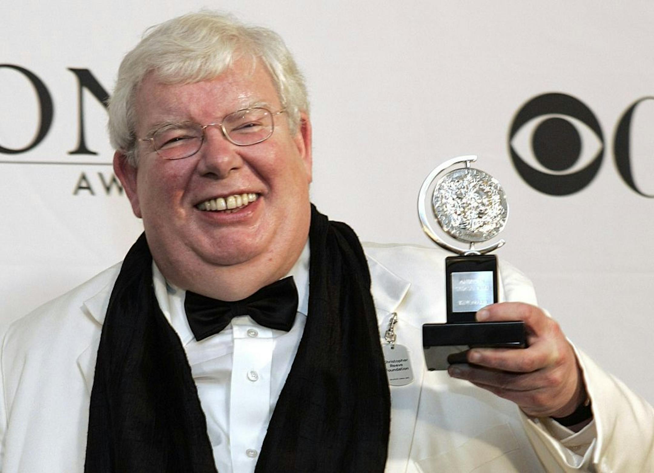 Richard Griffiths of "The History Boys" poses for a picture with his Tony for Best Performance by a Leading Actor in Play at the 60th Annual Tony Awards in this Sunday, June 11, 2006 file photo in New York. Griffiths, the British actor who played the boy wizard's unsympathetic Uncle Vernon in the "Harry Potter" movies, has died. He was 65. Agent Simon Beresford announced Friday March 2013 that Griffiths died Thursday of complications following heart surgery at University Hospital of Coventry in
