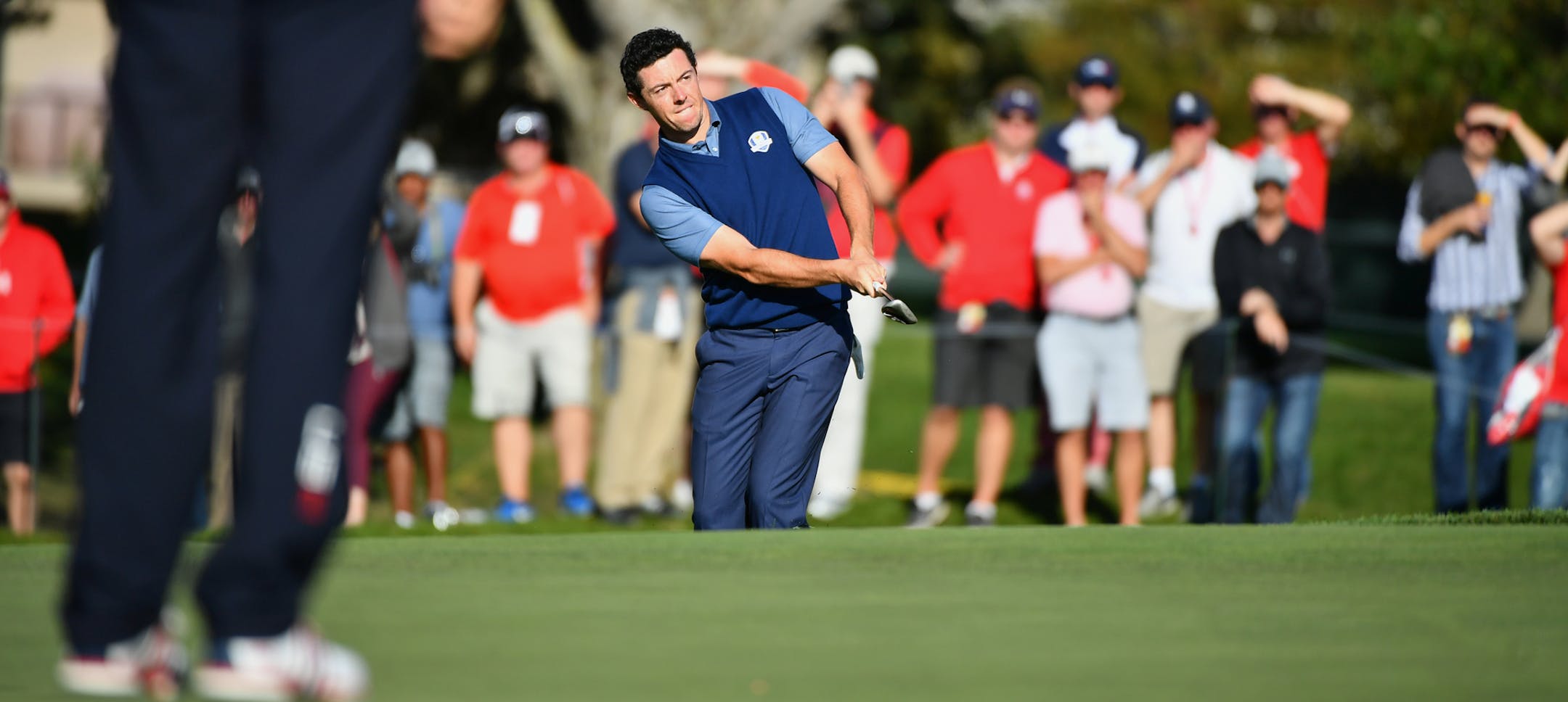 Rory McIlroy's strong play and big moment in the afternoon carried over from a revived season.