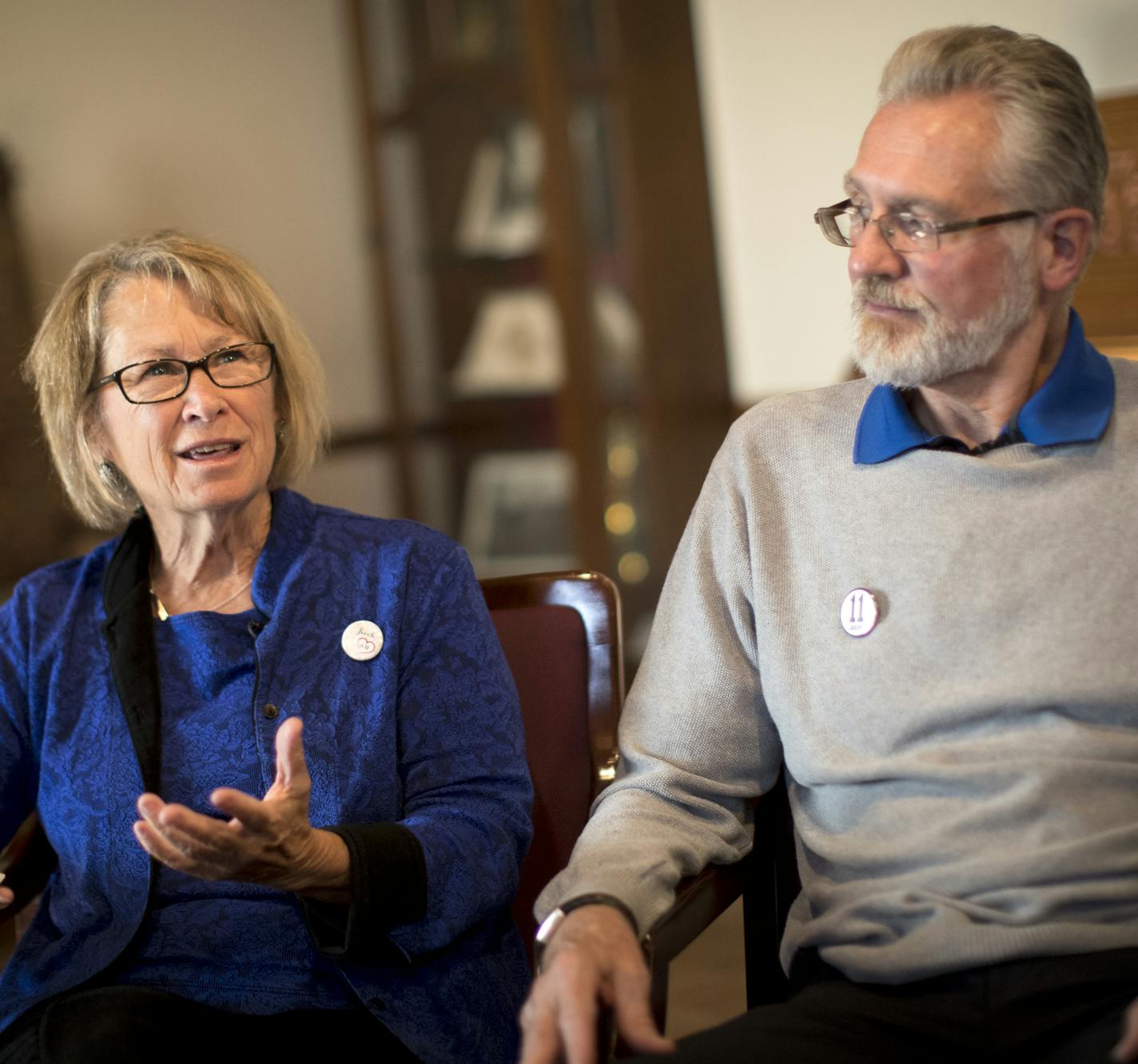 Patty and Jerry Wetterling spoke to the media on October 11, 2016, at at St. Mark's Episcopal Cathedral in Minneapolis, Minn. ] RENEE JONES SCHNEIDER &#xef; renee.jones@startribune.com