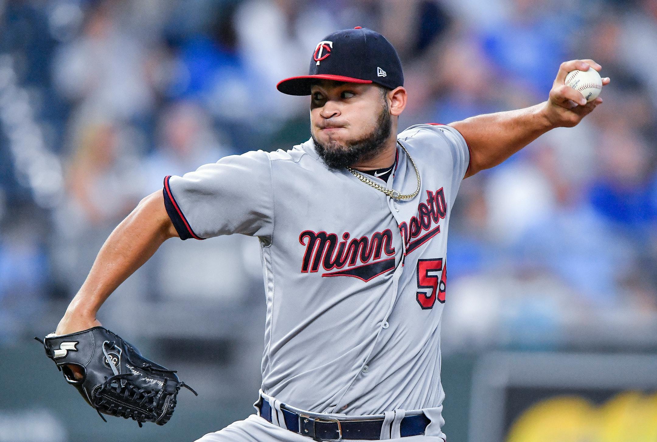 Minnesota Twins pitcher Gabriel Moya