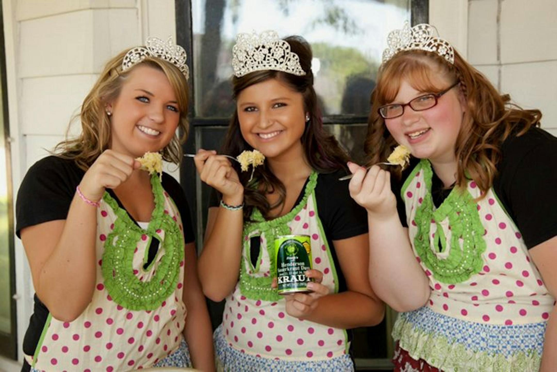 Provided photoHenderson queens with Frank's sauerkraut.