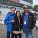 Brainerd International Raceway owner Jed Copham, right, stands with his wife, Kristi, and Forrest Lucas, founder and owner of Lucas Oil Products, duri