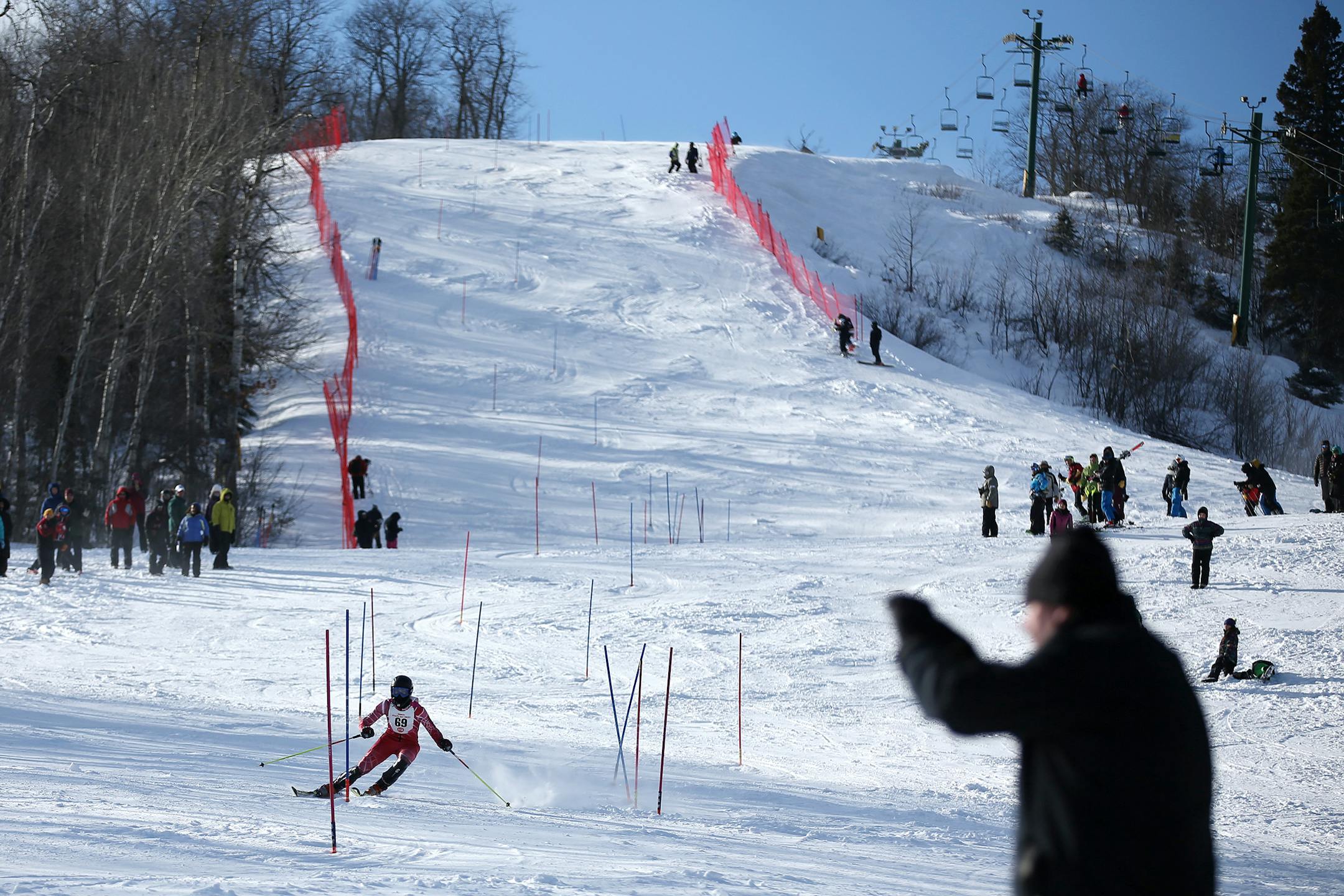 Lows well below zero are expected all week at Giants Ridge in Biwabik, with the National Weather Service calling for a low of 15 below and a high barely reaching the single digits Wednesday, the day of the Alpine competition.