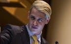 Milo Yiannopoulos spoke at the Humphrey Institute of Public Affairs on the campus of the University of Minnesota in Minneapolis in February.