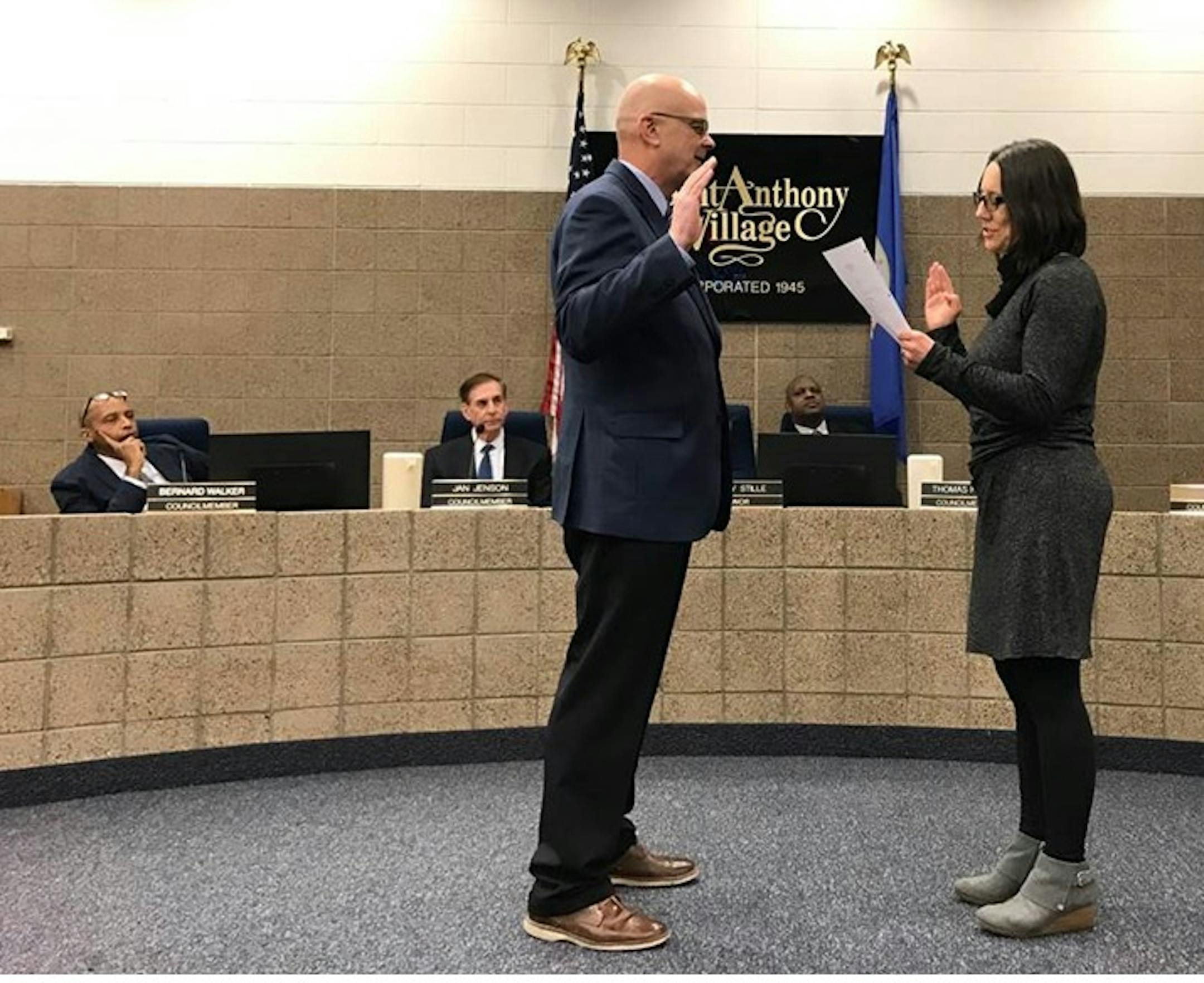 The St. Anthony City Council named Wendy Webster, community services director for the St. Anthony-New Brighton School District, to serve the final two years of the term of former Council Member Randy Stille.