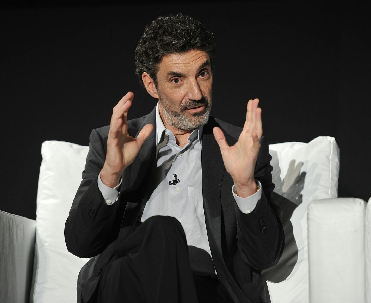 NORTH HOLLYWOOD, CA - March 8: Executive producer Chuck Lorre participates in the Academy of Television Arts & Sciences Presents an Evening with "Mike & Molly" panel at the Academy of Television Arts & Sciences on March 8, 2012 in North Hollywood, California. (Photo by Frank Micelotta/PictureGroup) via AP IMAGES ORG XMIT: FRAPI