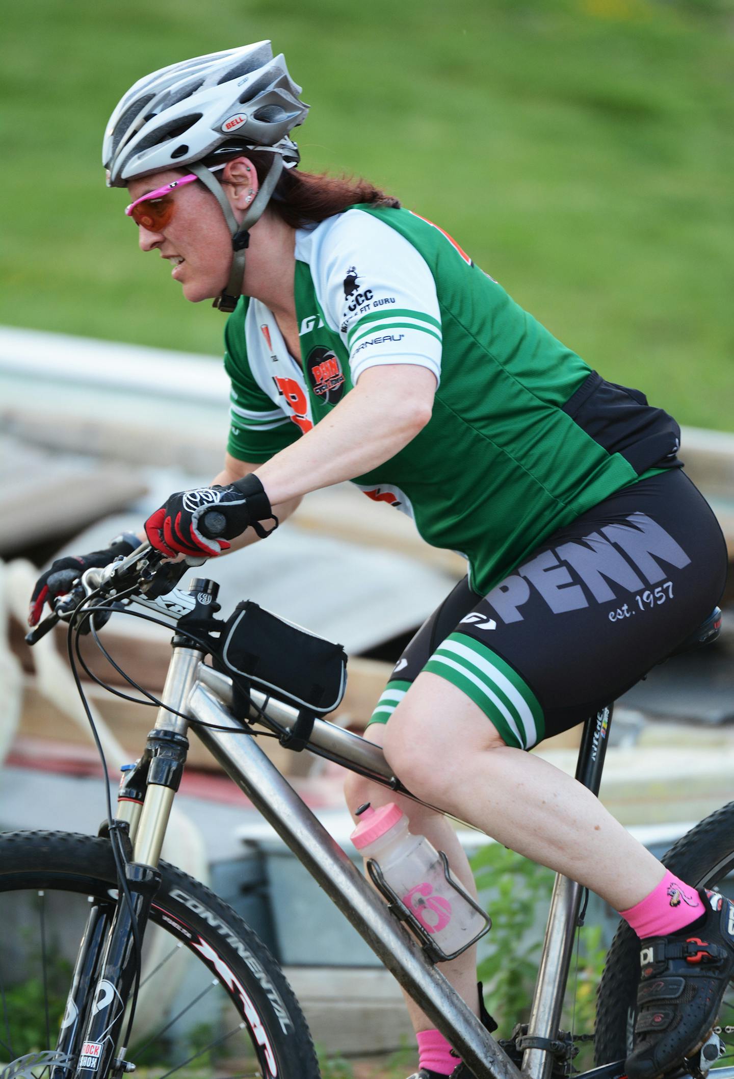 Lynn Peterson, of Burnsville, competed at Buck Hill on a recent Thursday night. She has been racing, off and on, for 19 years. Photo by Liz Rolfsmeier, Special to the Star Tribune