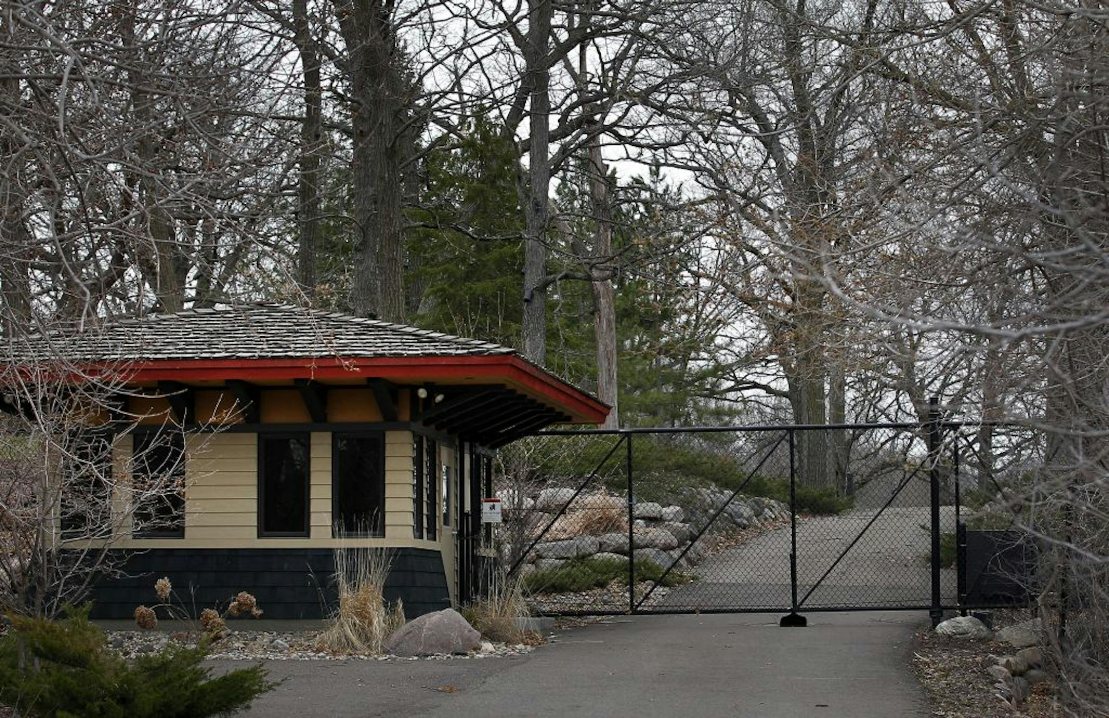 The gate of Prince's property in Chanhassen, MN.