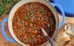 Lentil and andouille soup is a classic (and delicious) combination. Recipe and photo by Meredith Deeds, Special to the Star Tribune