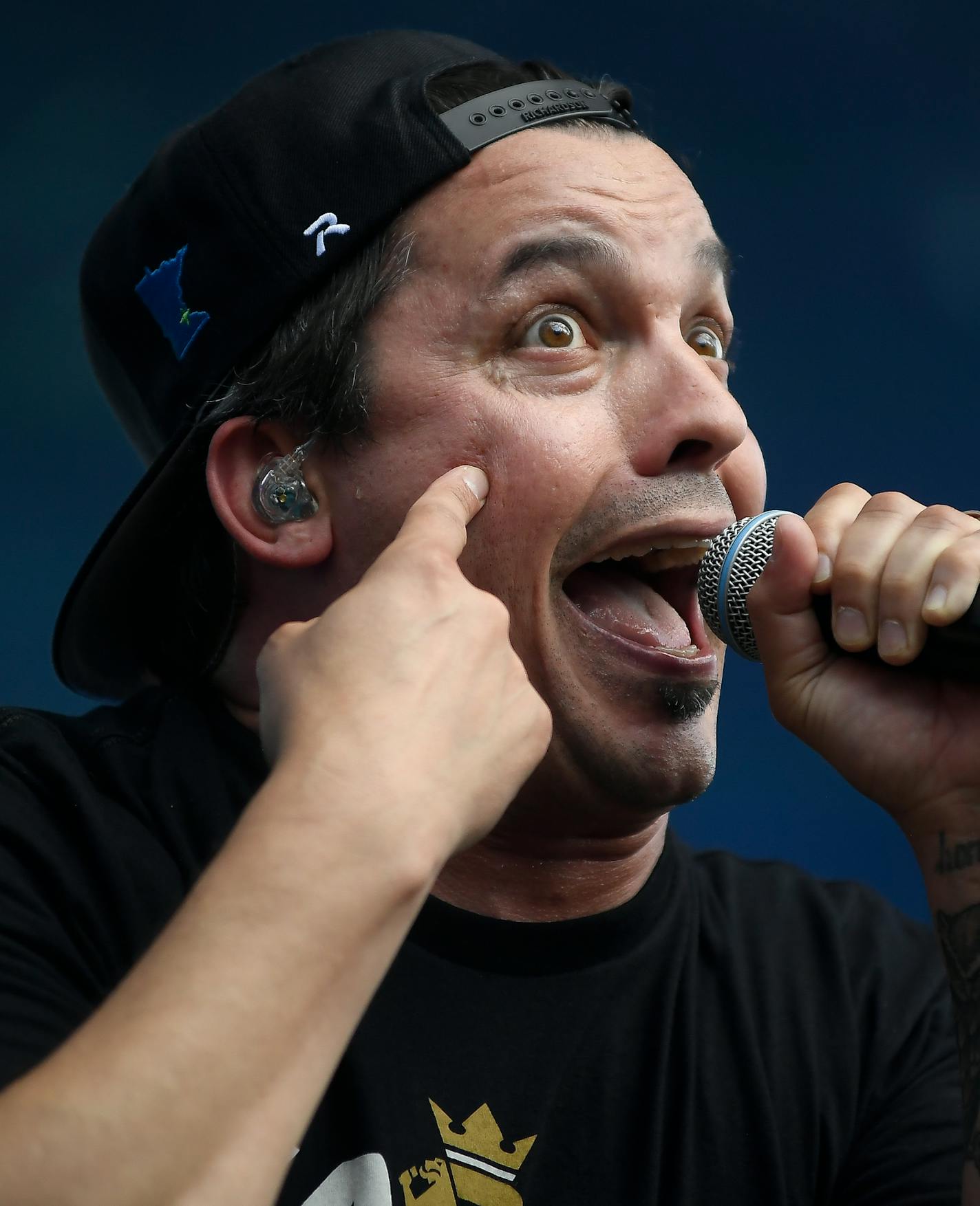 Atmosphere performed outside US Bank Stadium at the Commons Sunday evening. ] AARON LAVINSKY &#xef; aaron.lavinsky@startribune.com The X Games were held Sunday, July 16, 2017 at US Bank Stadium in Minneapolis, Minn.