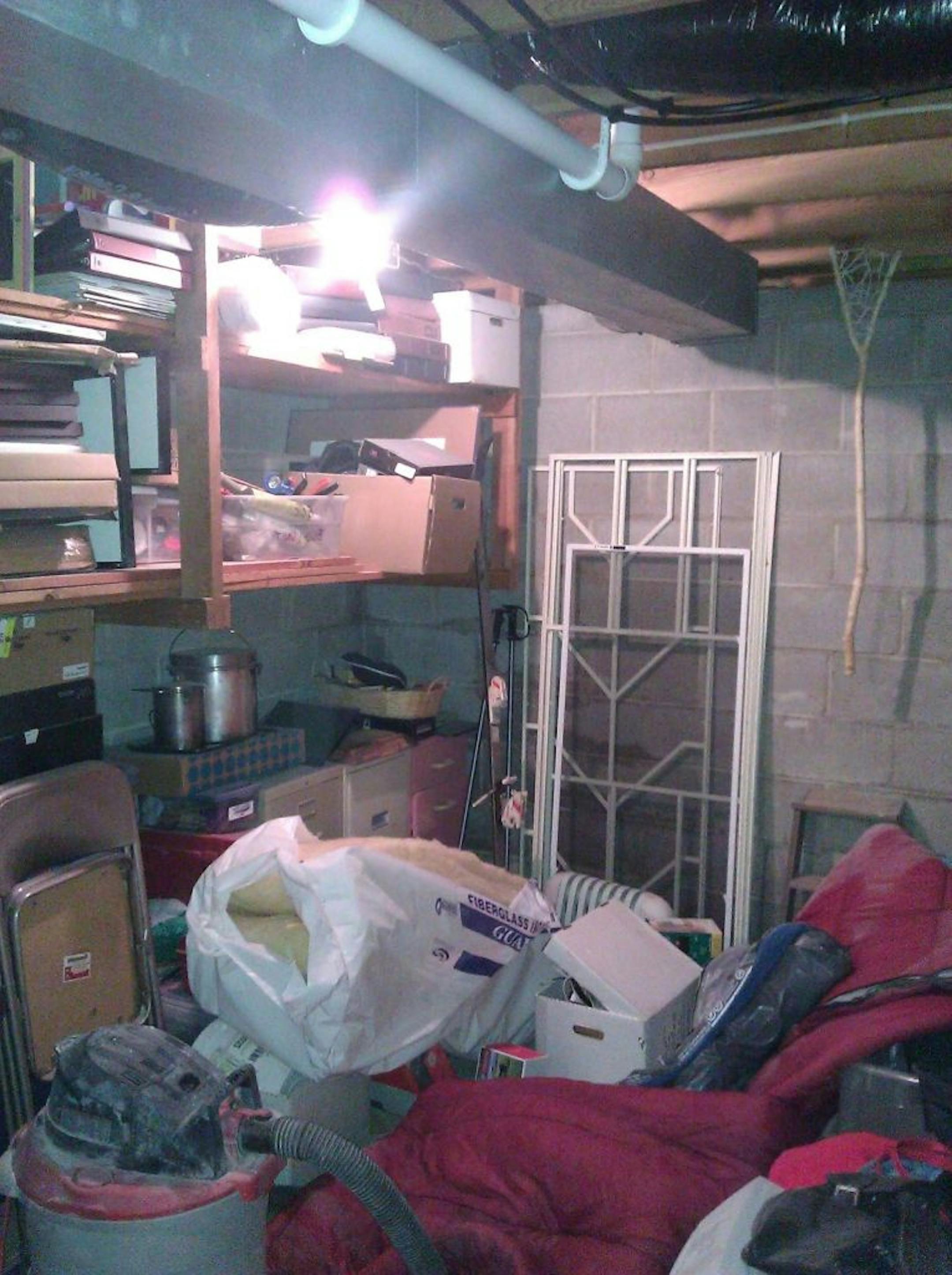 Photo provided by Revolution Design and Build
Sid Levin's family had outgrown their three-bedroom rambler in Excelsior. But instead of moving to a larger house, the Levins decided to utilize a 20-by-20-foot storage space in the lower level to build a new bathroom. This is the before picture.