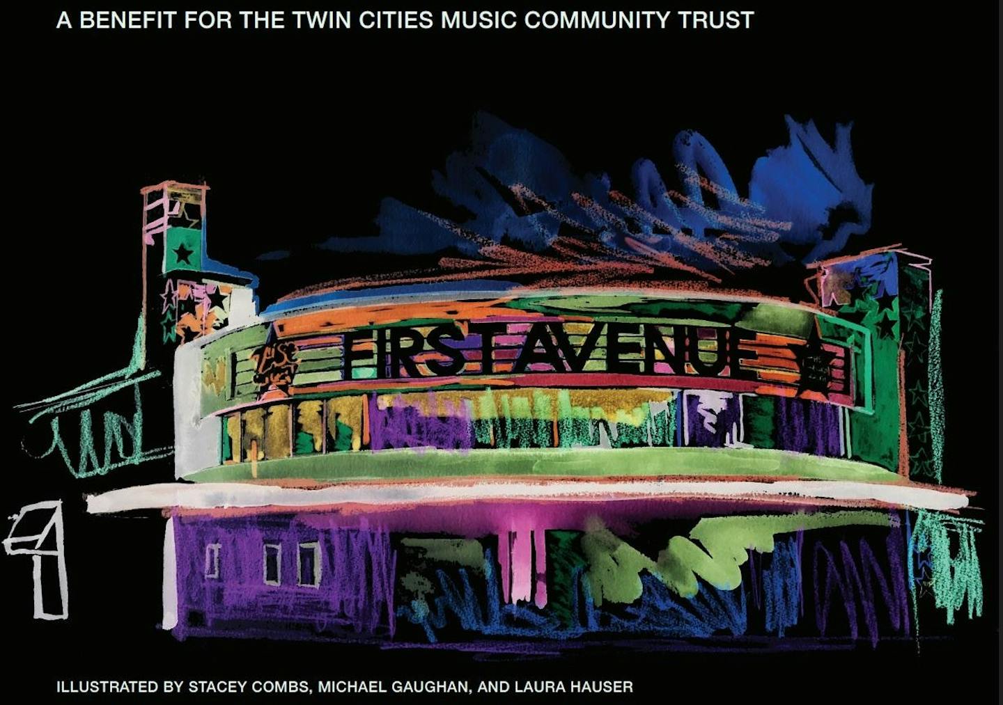 "The Big Coloring Book of First Avenue."