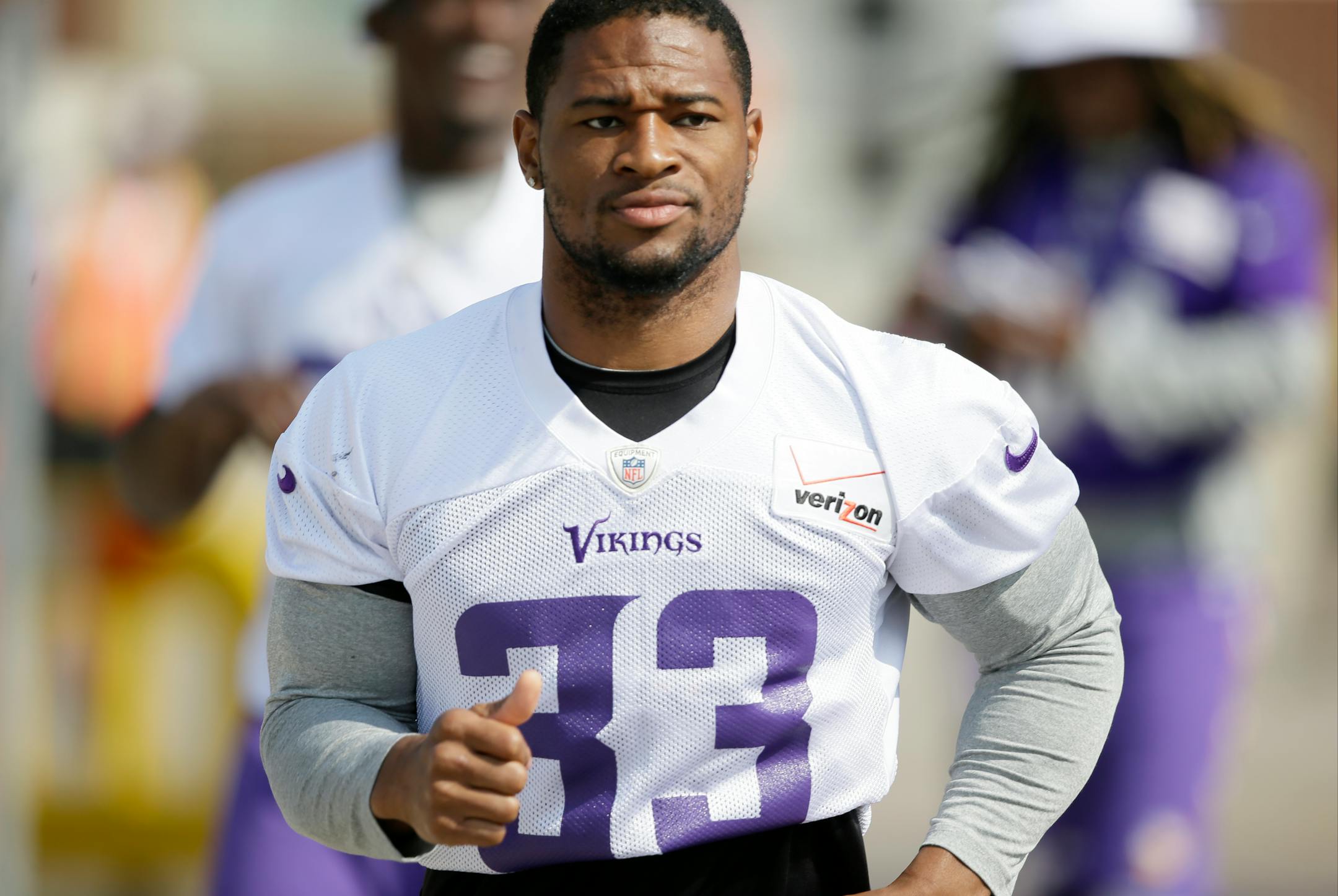 Vikings strong safety Jamarca Sanford is battling for a starting job, something he's used to doing.
