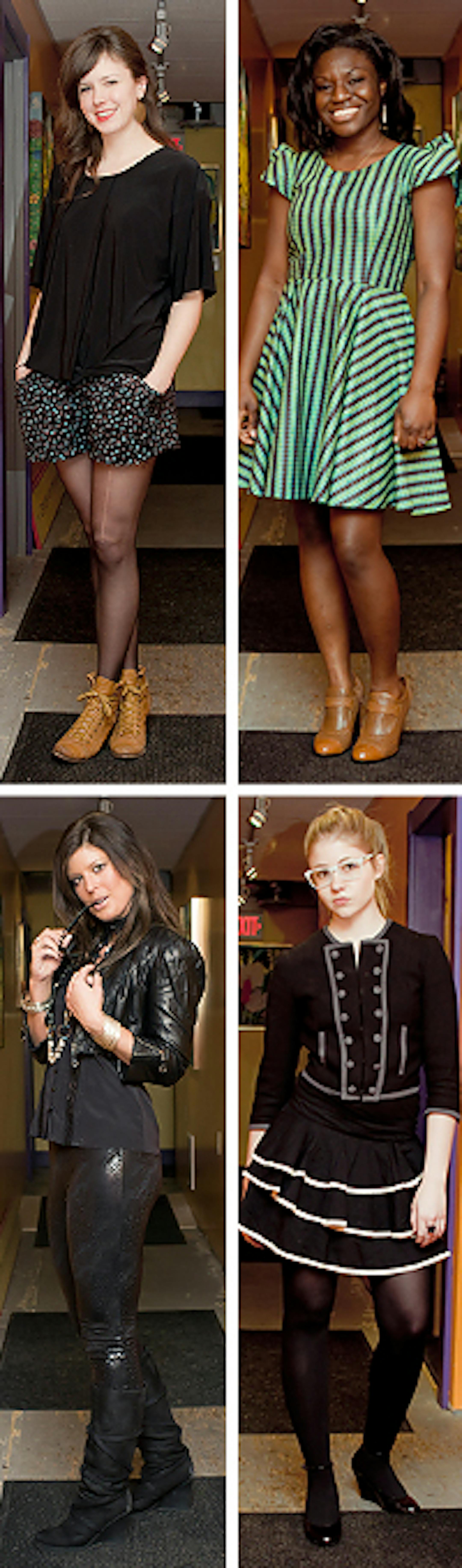 Clockwise from top - Kathryn Sterner, Renate Adjei, Kelly Ver Duin, Jennifer Nelson