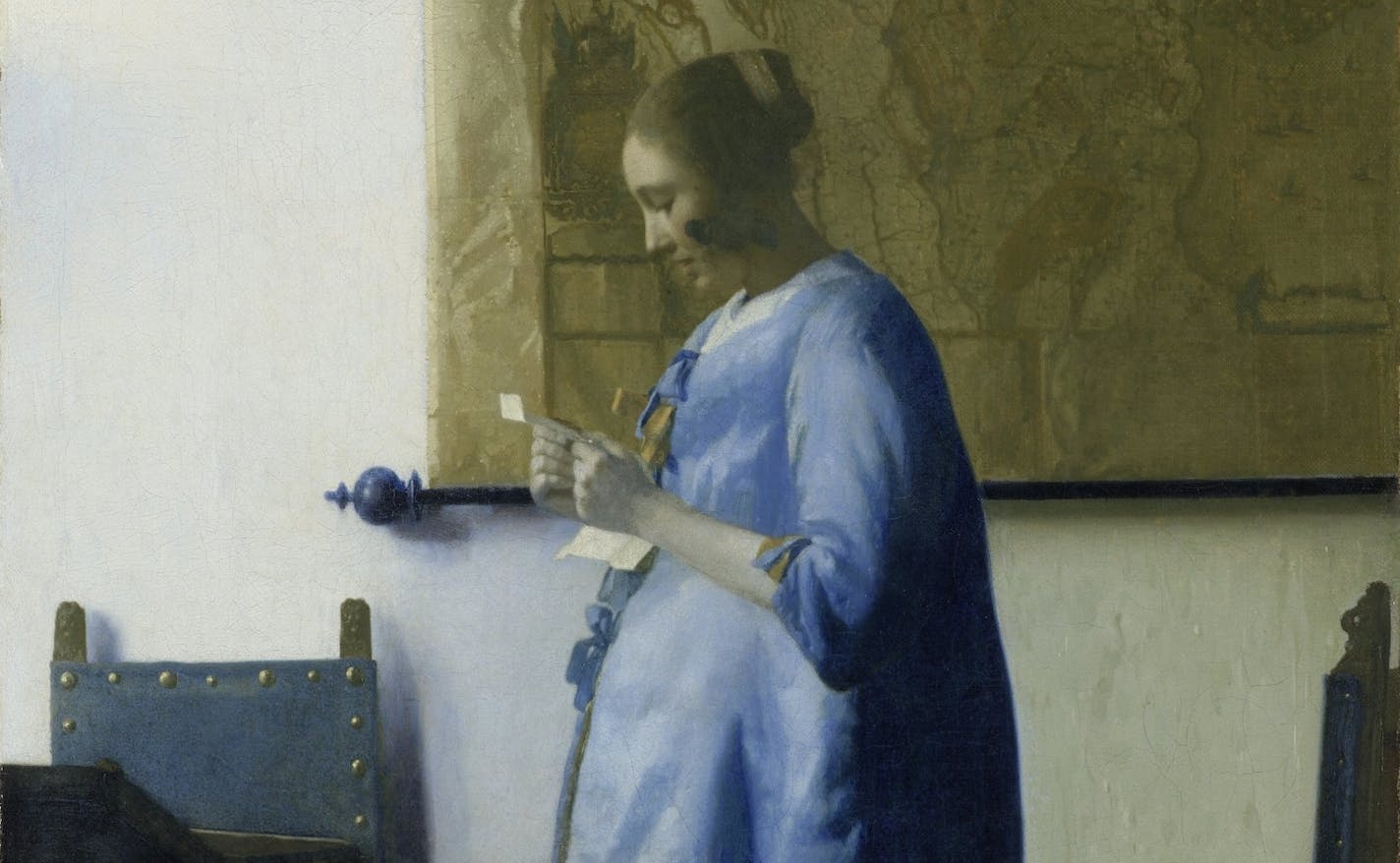 Vermeer's Woman in Blue Reading a Letter