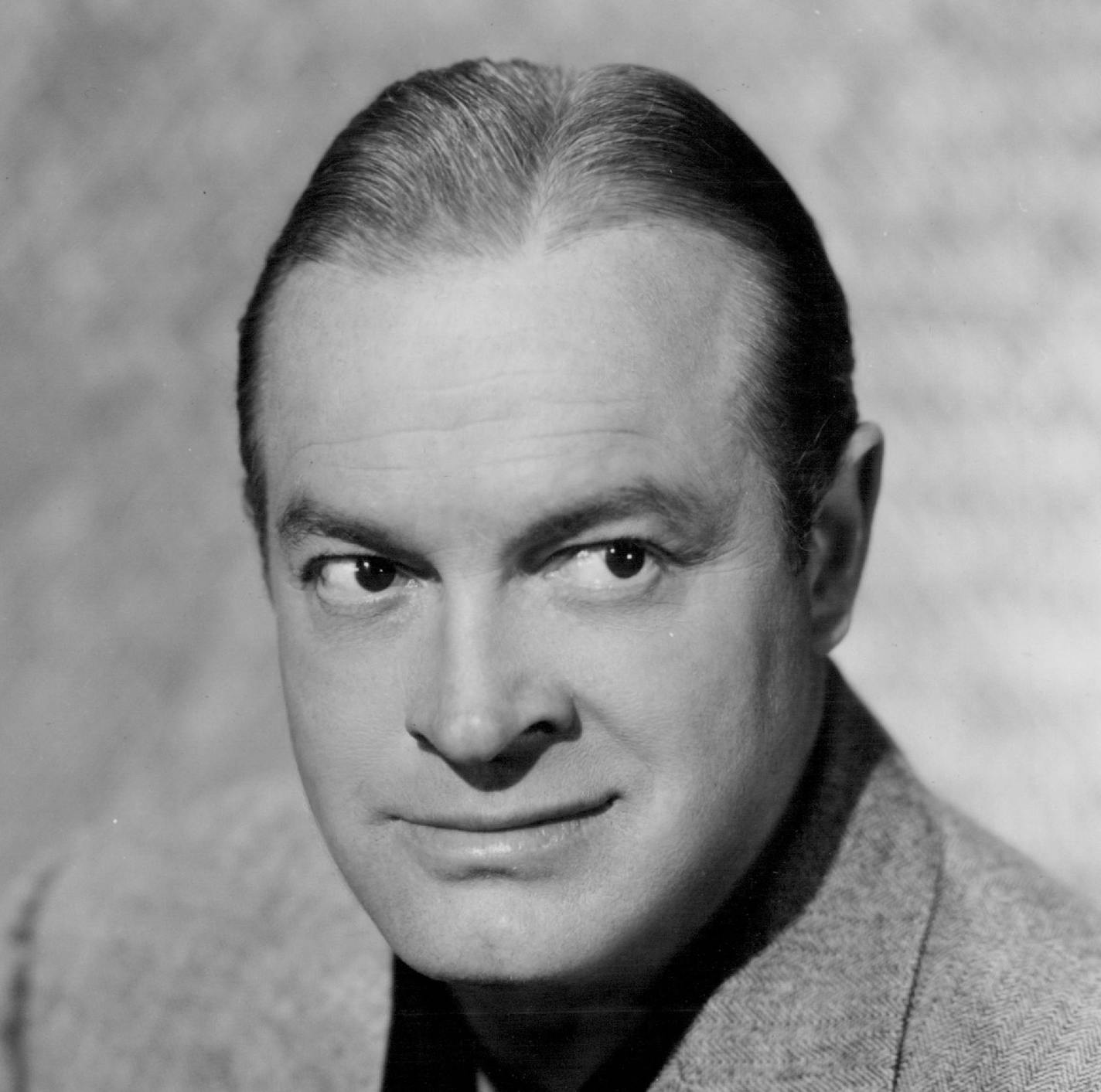 Hope "Crystallized" Portrait Of A Showman -- 15th Anniversary -- Bob Hope, who commutes between morning and night radio shows on NBC, plus TV and film stopovers, took time out to sit for this portrait on the occasion of his crystal anniversary as an NBC radio artist. The evening after his daytime broadcast (11:45 a.m., EST) on Friday, February 27, the beloved buffoon will be honored by all of show business at the Friars' testimonial banquet in New York.