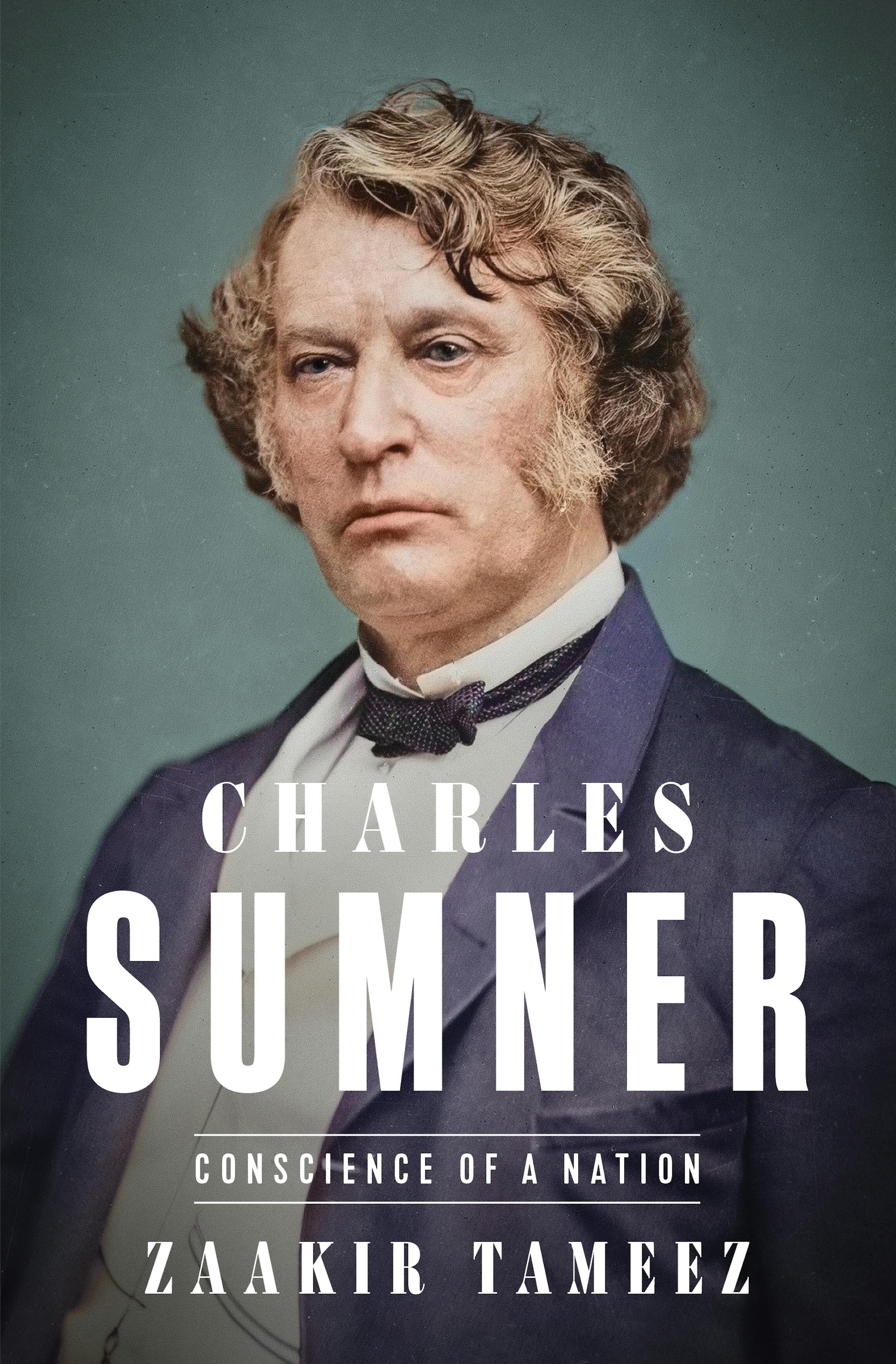cover of Charles Sumner features a portrait of the book's subject
