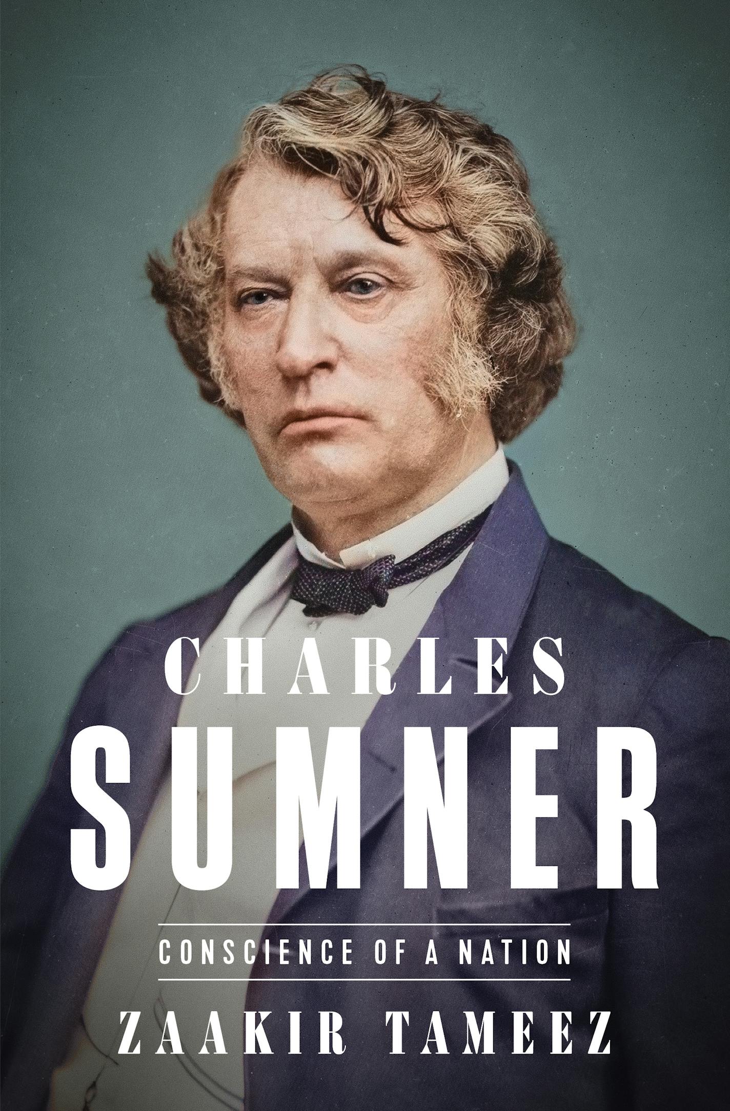 cover of Charles Sumner features a portrait of the book's subject