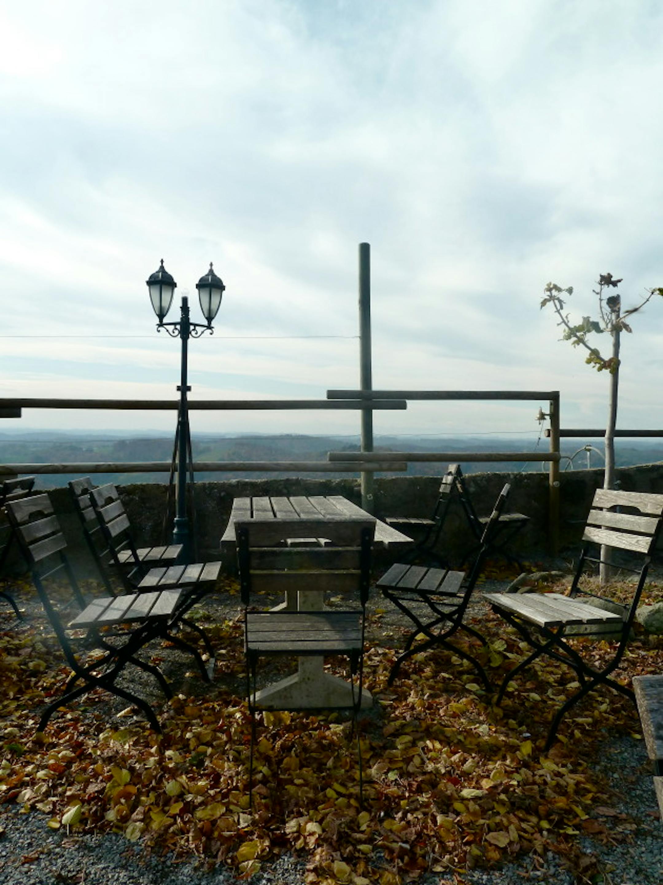 The patio where we ate lunch