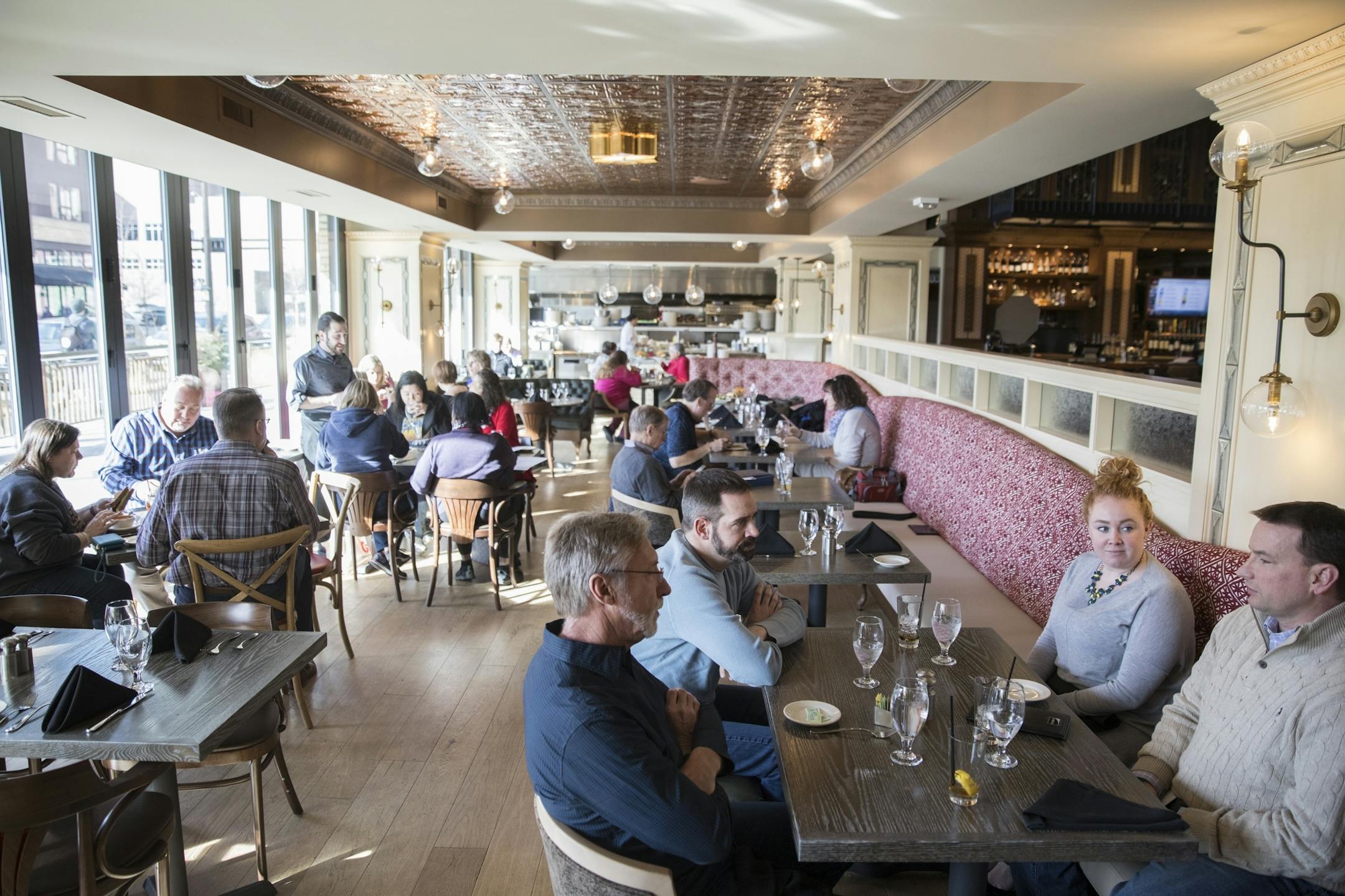 The lunch crowd at McKinney Roe.