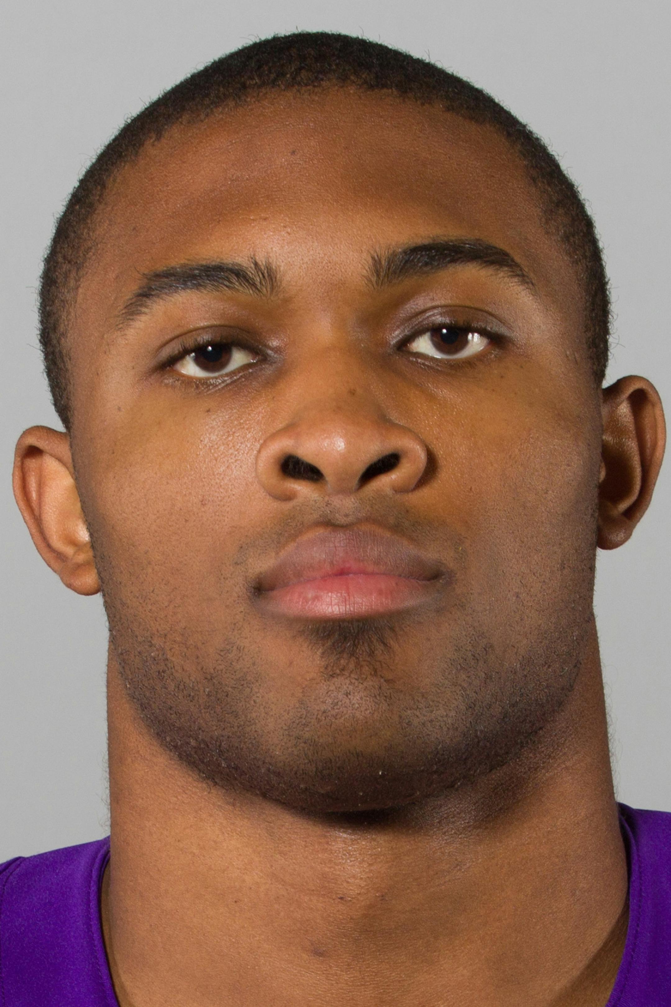 This is a 2015 photo of Danielle Hunter of the Minnesota Vikings NFL football team. This image reflects the Minnesota Vikings active roster as of Thursday, May 7, 2015 when this image was taken. (AP Photo) ORG XMIT: NFLHS15