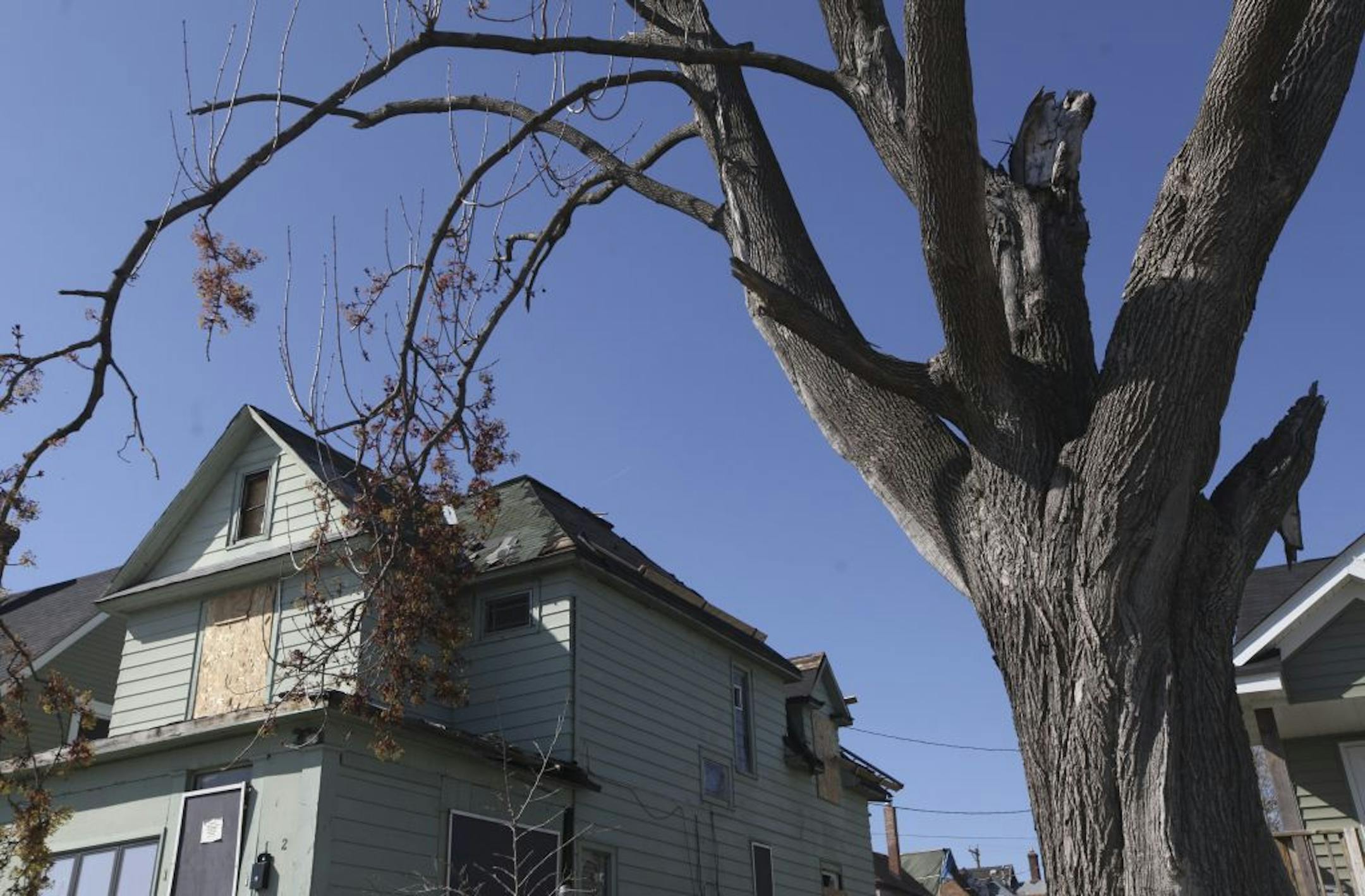 The North Side, with 6,000 homes foreclosed since 2006, is still reeling, as well, from a tornado last May. Dozens of homes are still damaged.